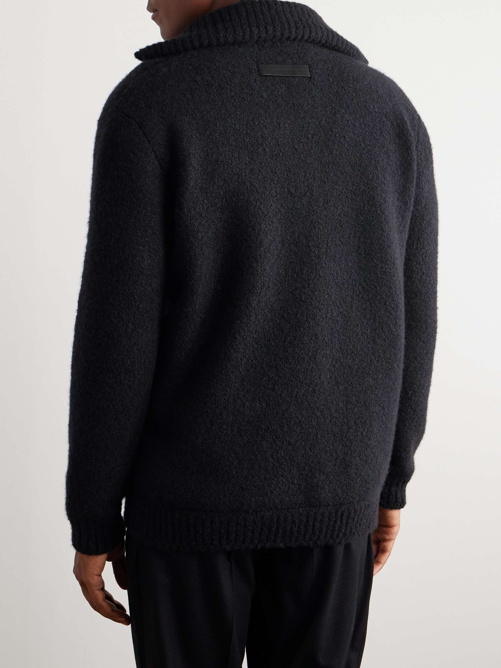 Brushed-Knit Field Jacket view