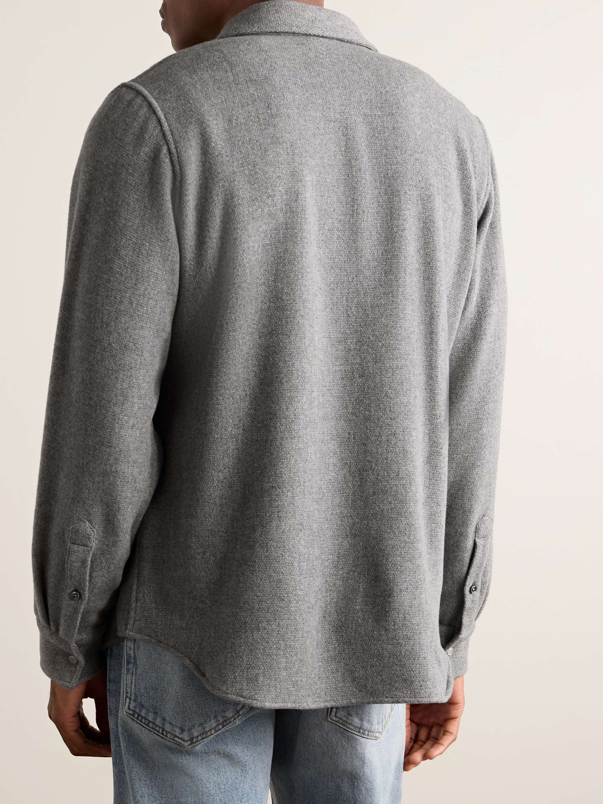 Brushed-Cashmere Shirt view