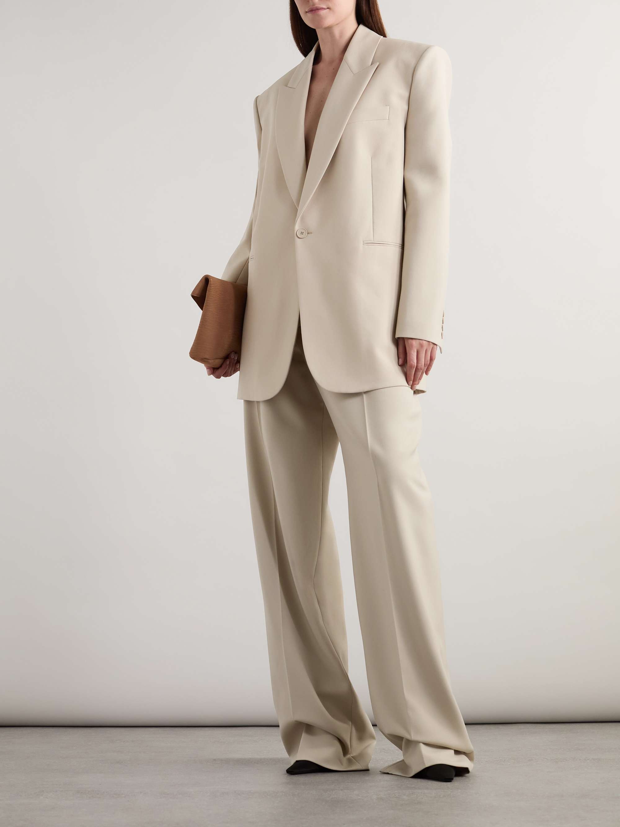 Oversized wool blazer view