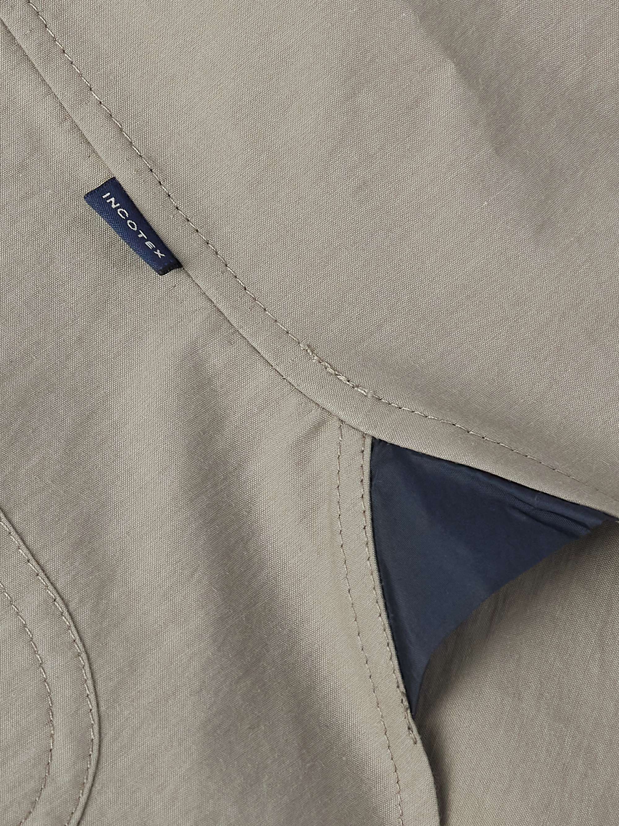 Teknosartorial Washed Cotton-Blend Poplin Overshirt view