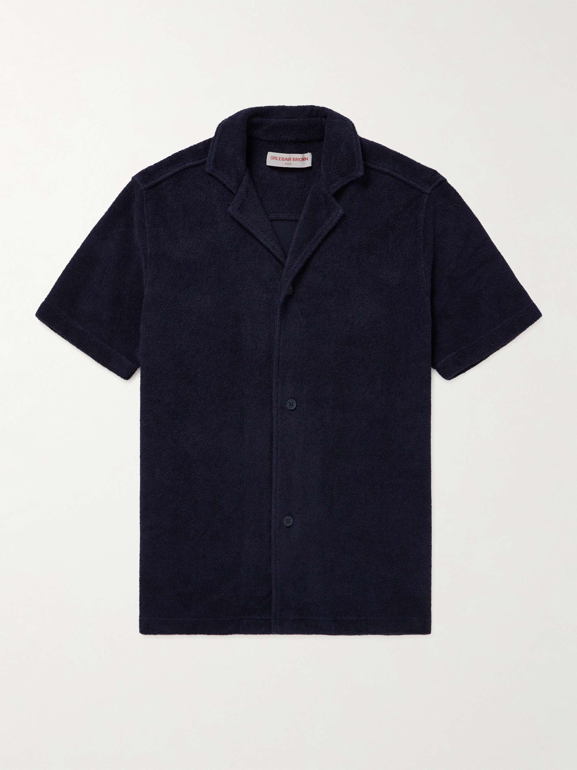 Howell Camp-Collar Cotton-Terry Shirt view
