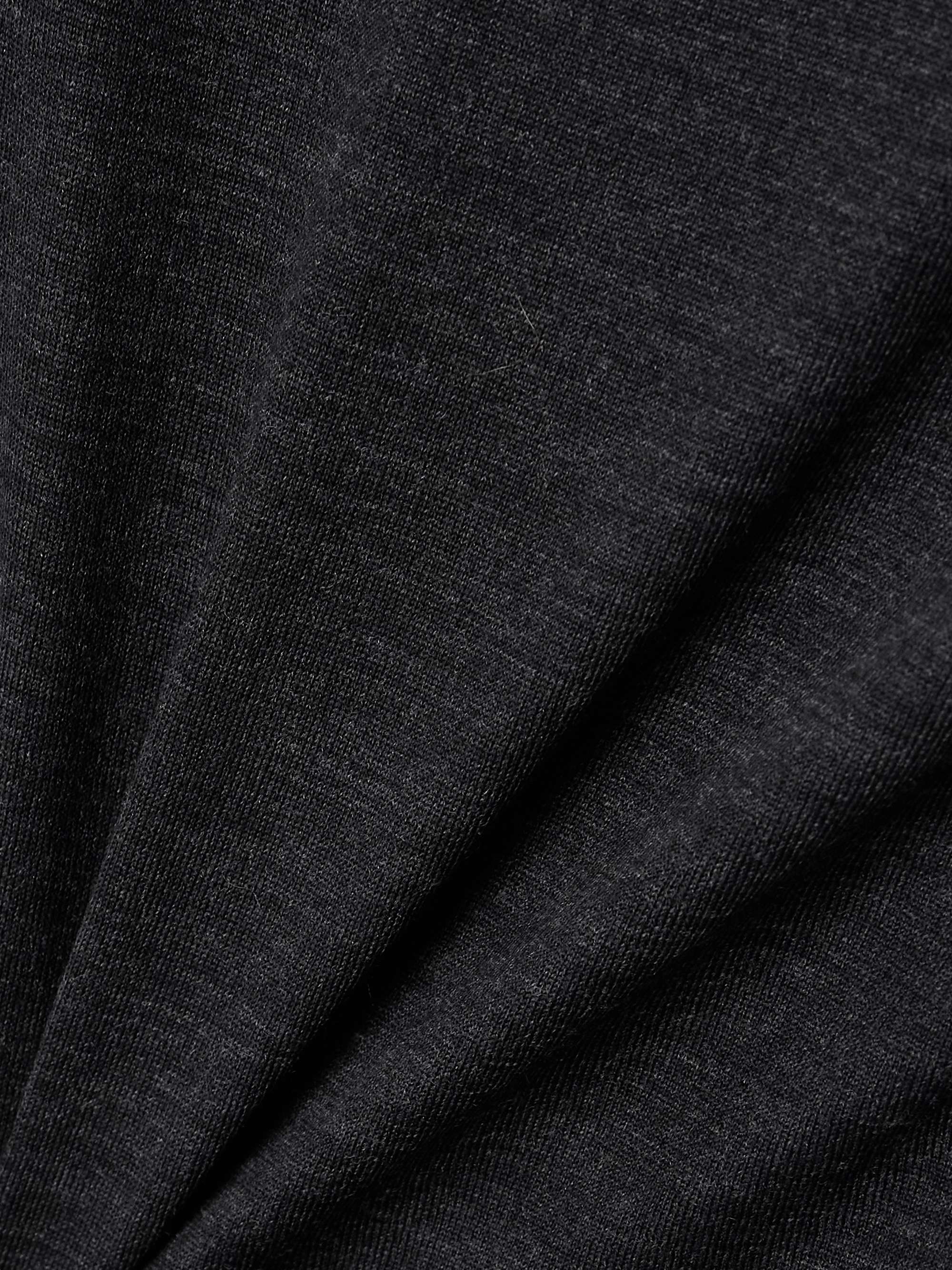 Ruched wool bodysuit view