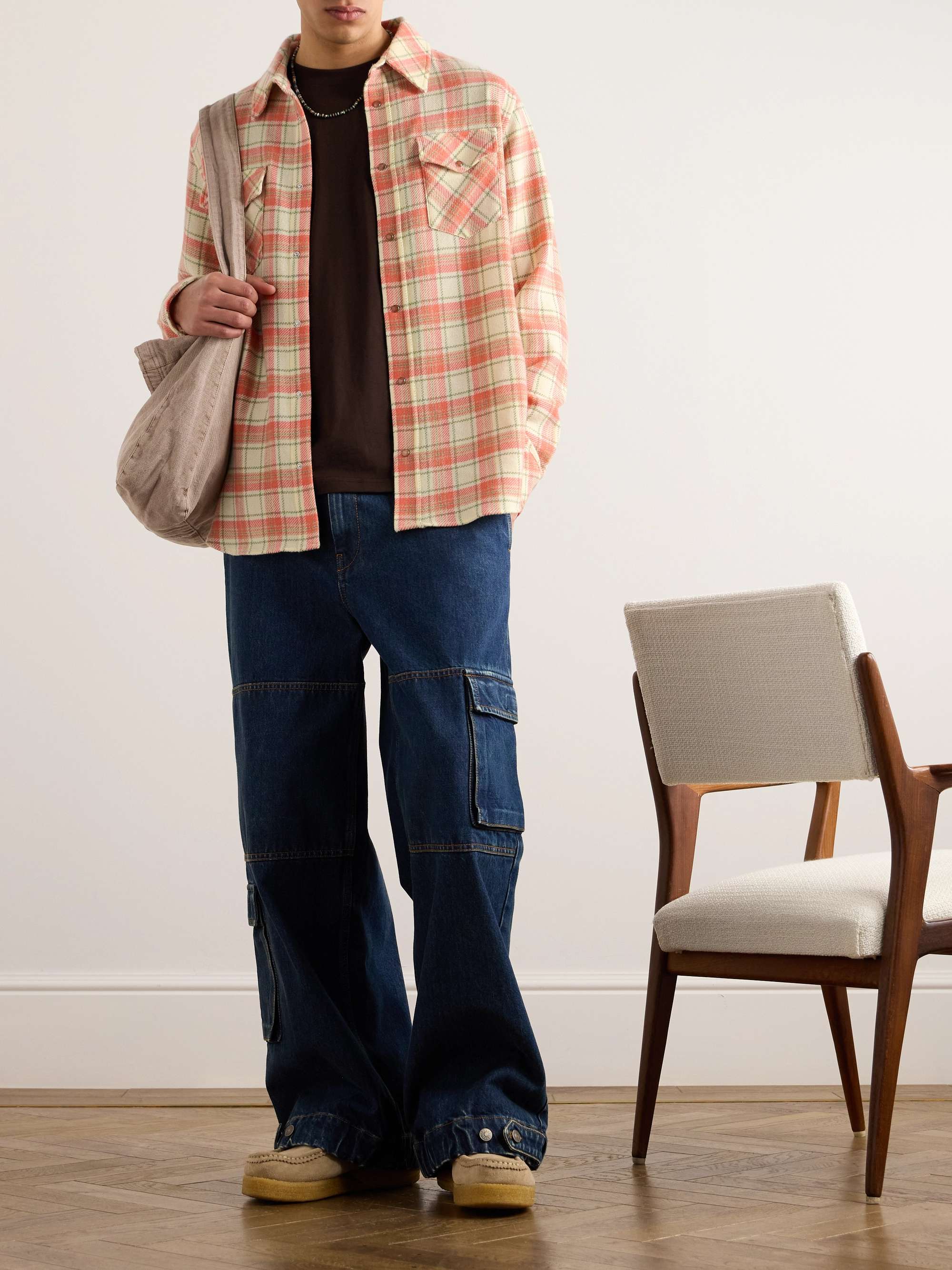 Checked Cashmere Shirt view
