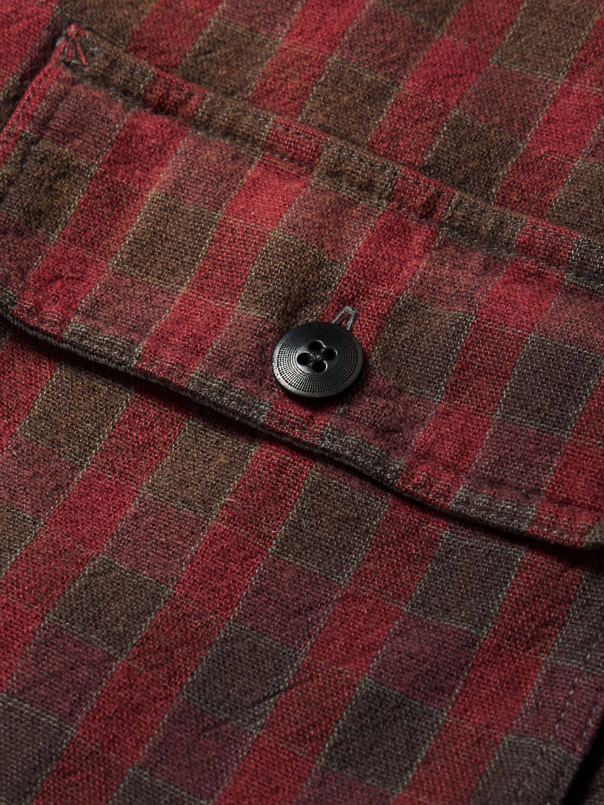 Highway Checked Cotton-Flannel Shirt Jacket view