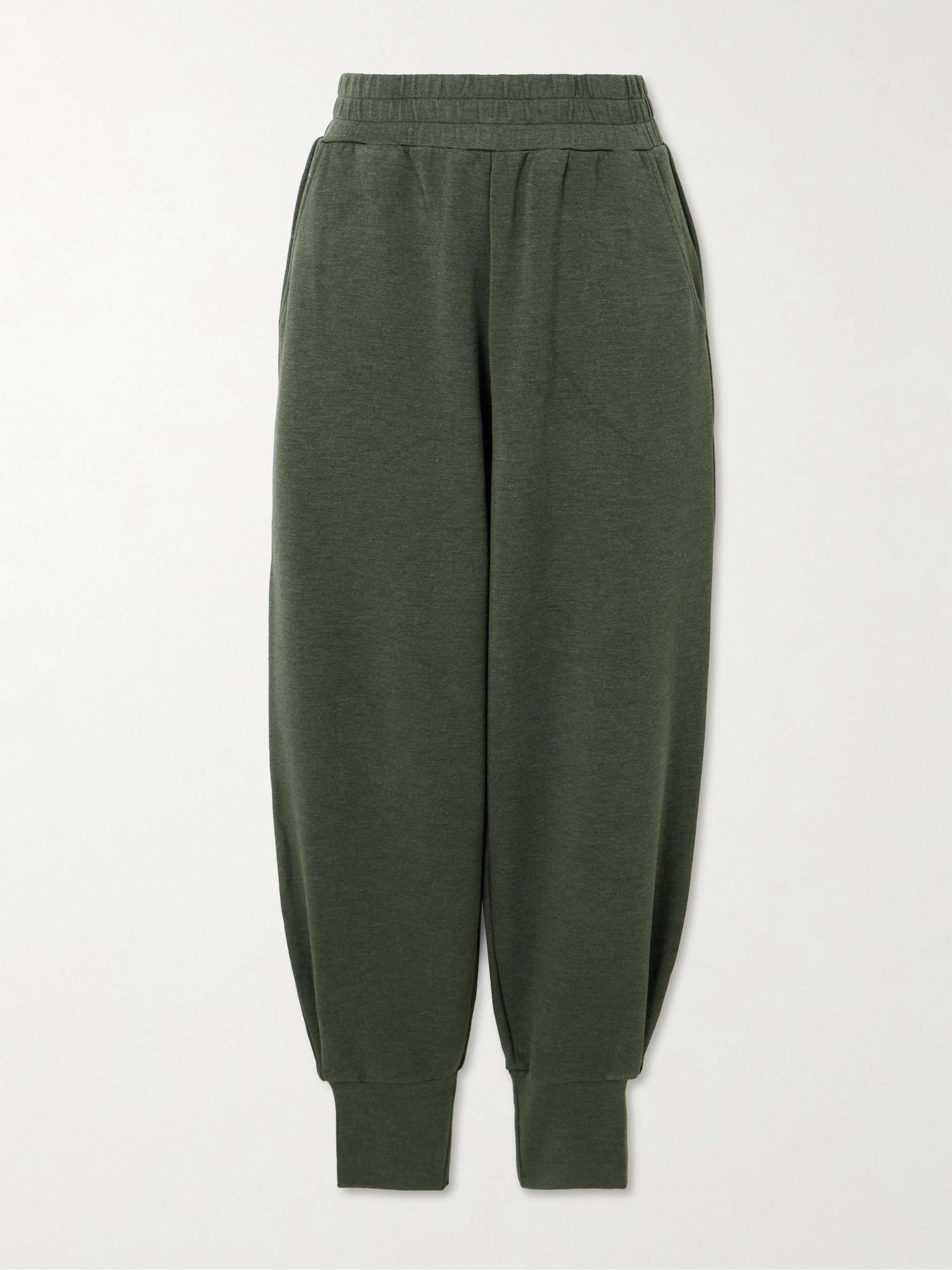 The Relaxed jersey tapered track pants view