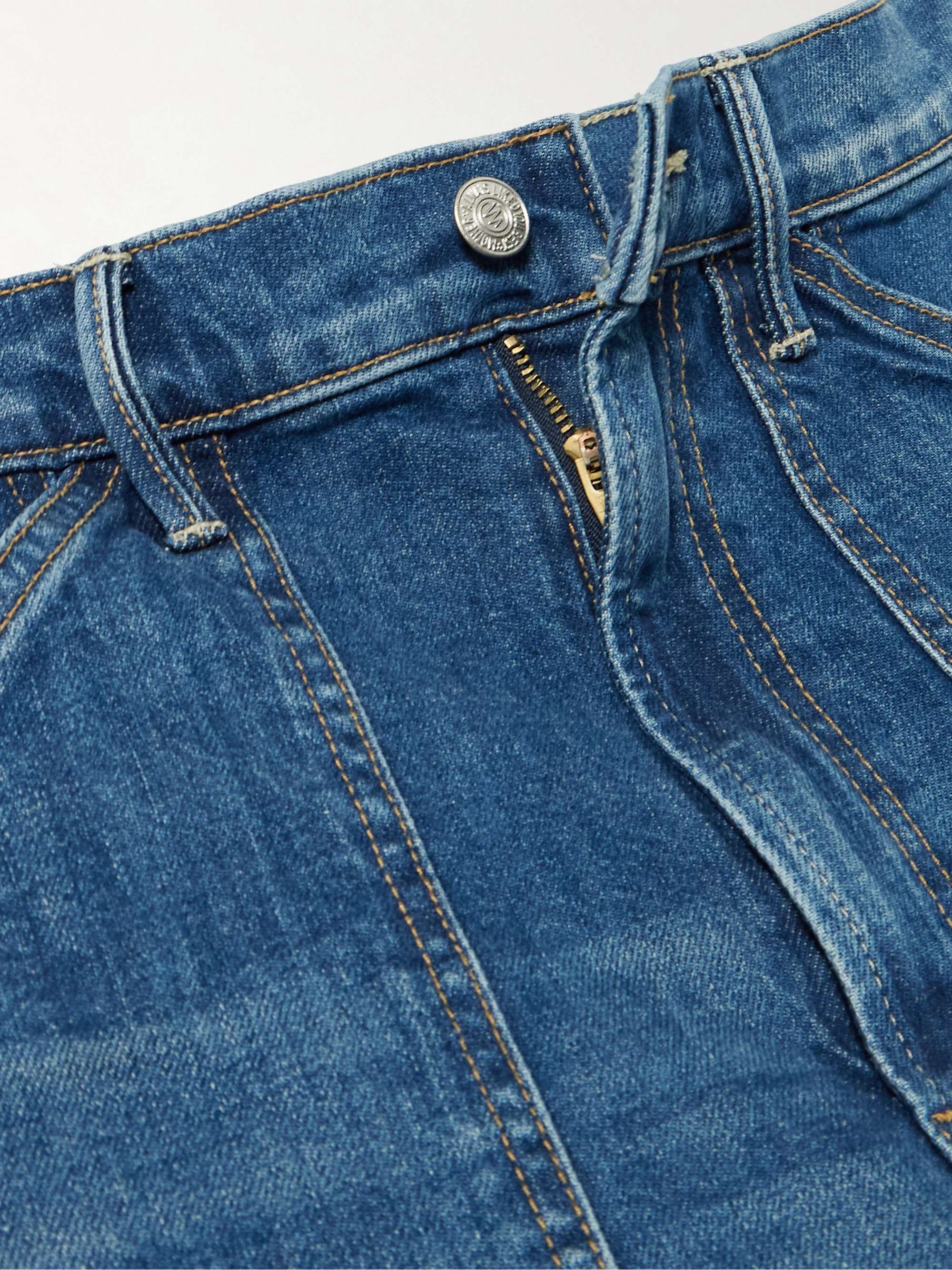 The Lasso Utility Sneak high-rise straight-leg jeans view