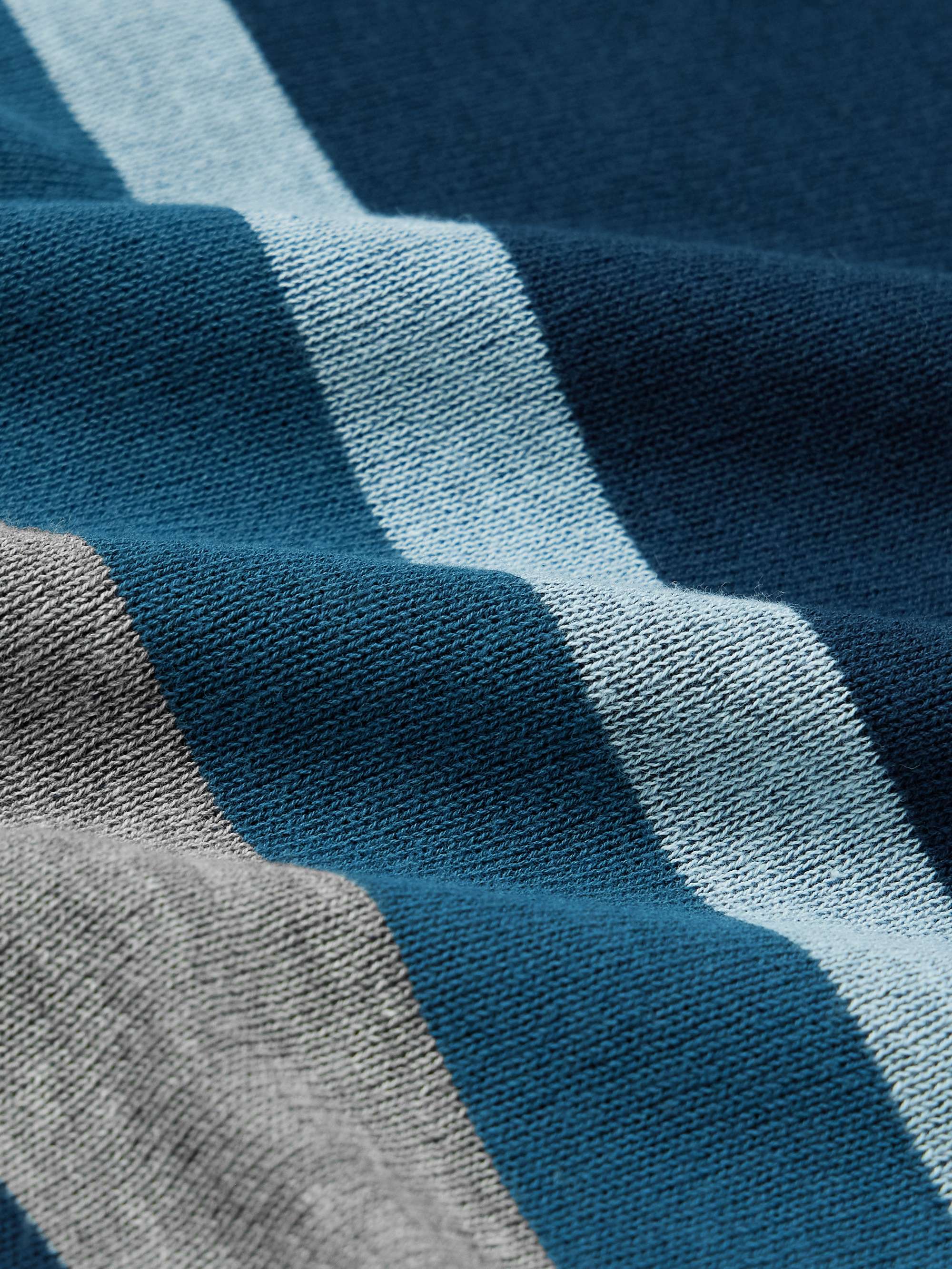 Striped Knitted Polo Shirt view