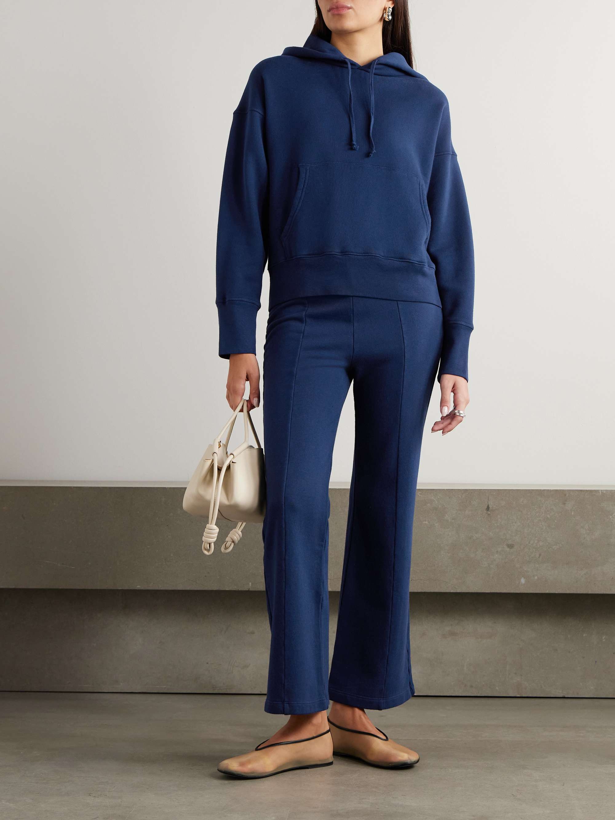 Hydra French cotton-terry hoodie view