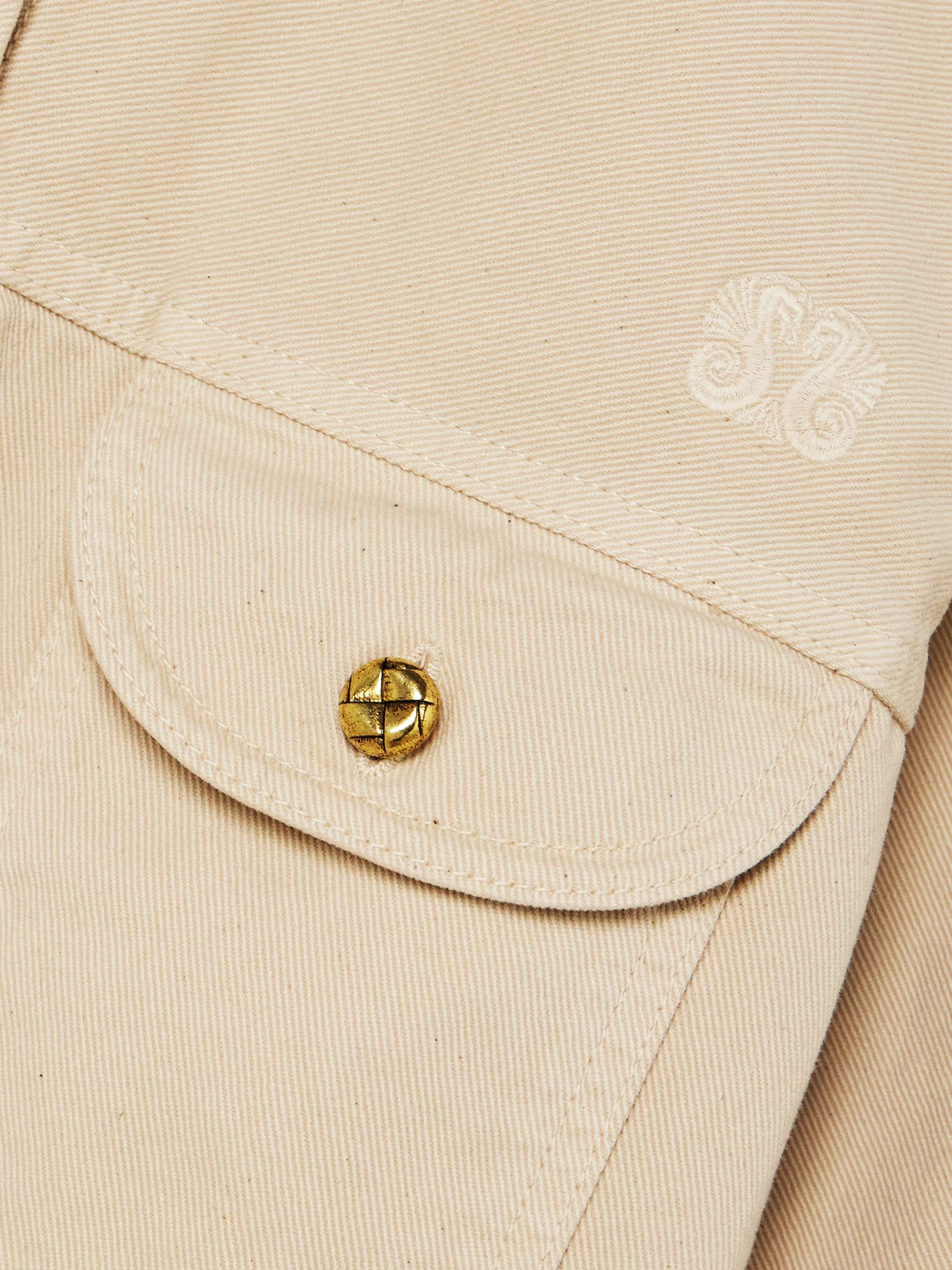Nariida Berber embroidered denim shirt view