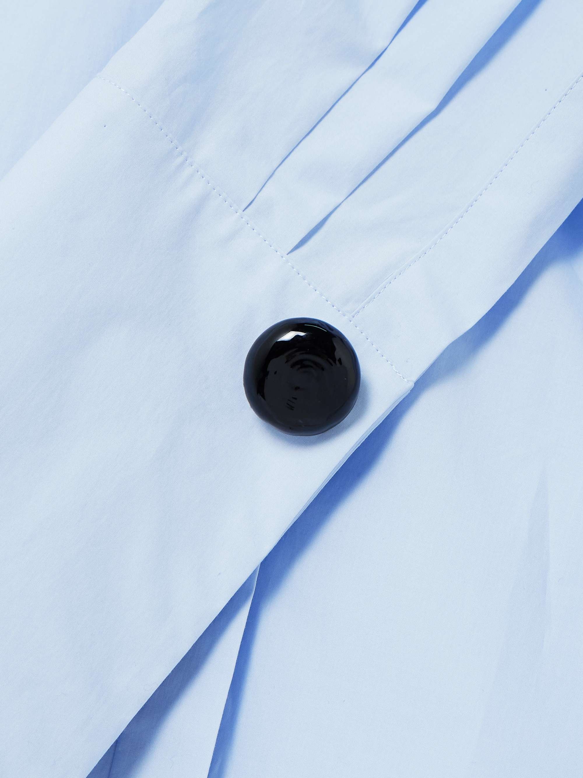 Embellished organic cotton-poplin shirt view