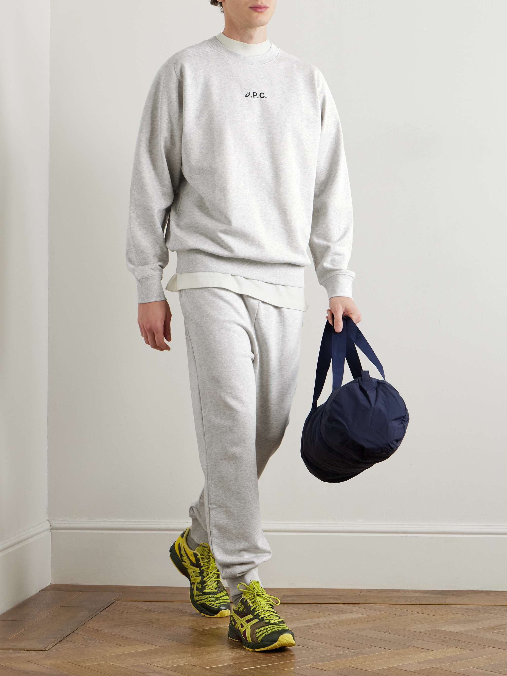 + ASICS Interaction Logo-Print Cotton-Blend Jersey Sweatshirt view