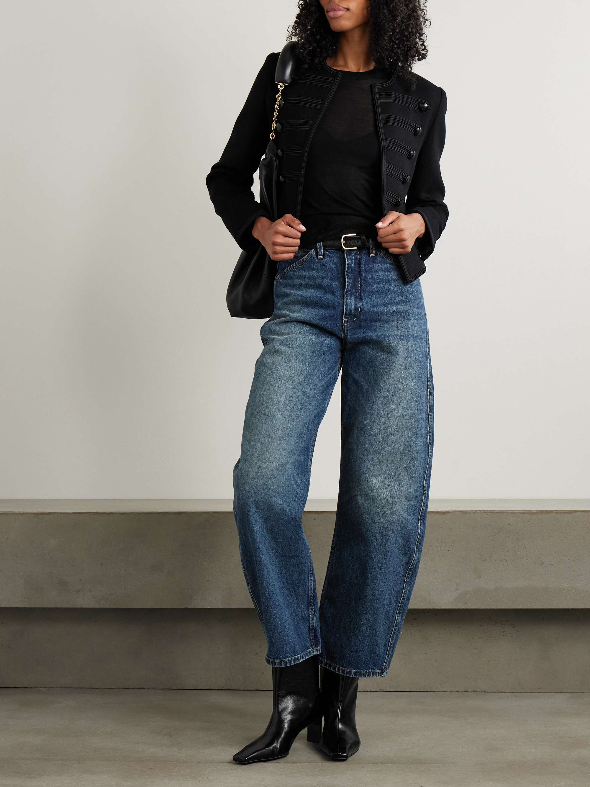 Dixon merino wool and cashmere-blend sweater view