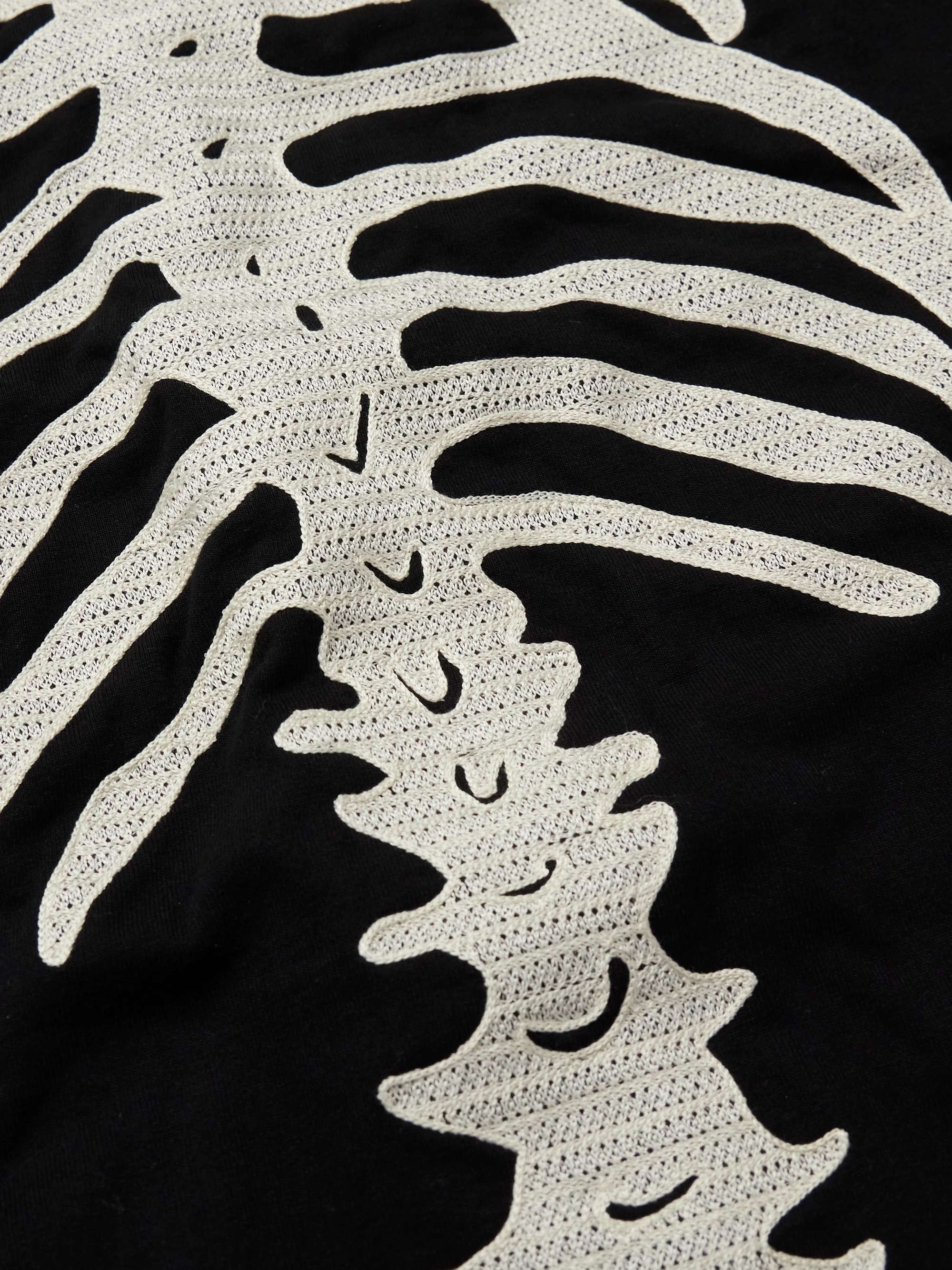 Oversized Logo-Appliquéd Cotton-Jersey Shirt view