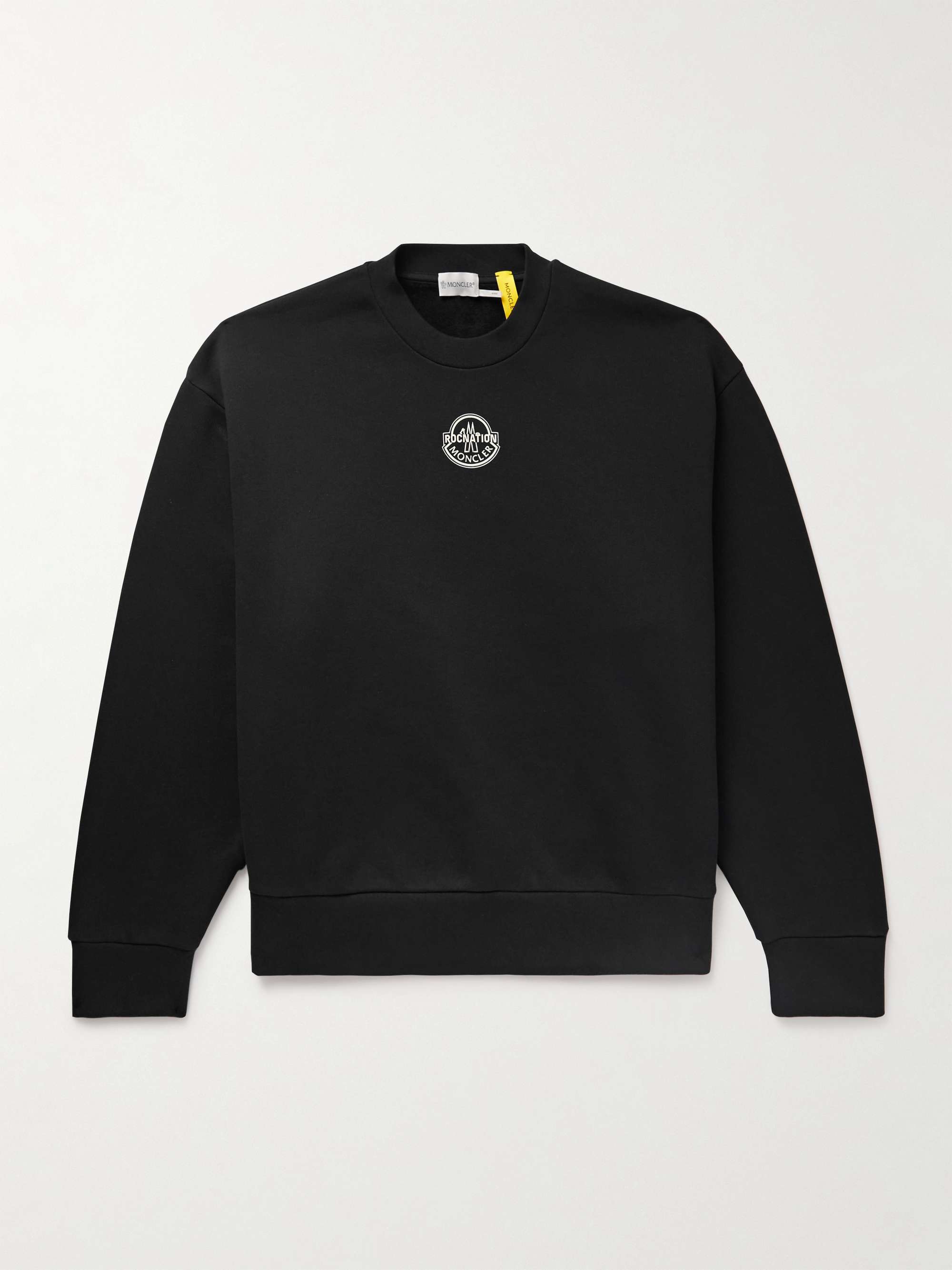 + Roc Nation by Jay-Z Logo-Print Cotton-Jersey Sweatshirt view