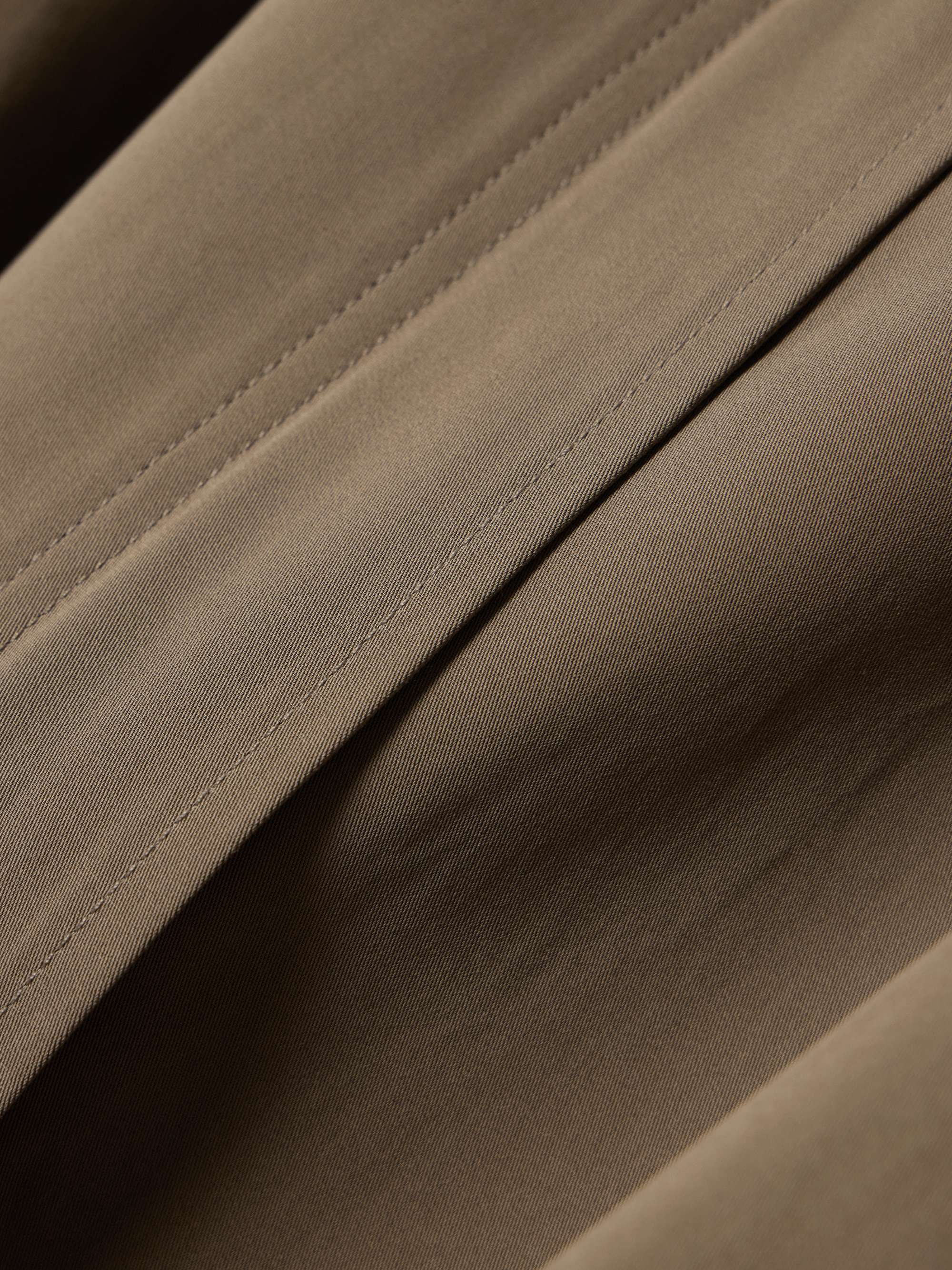Organic cotton trench coat view
