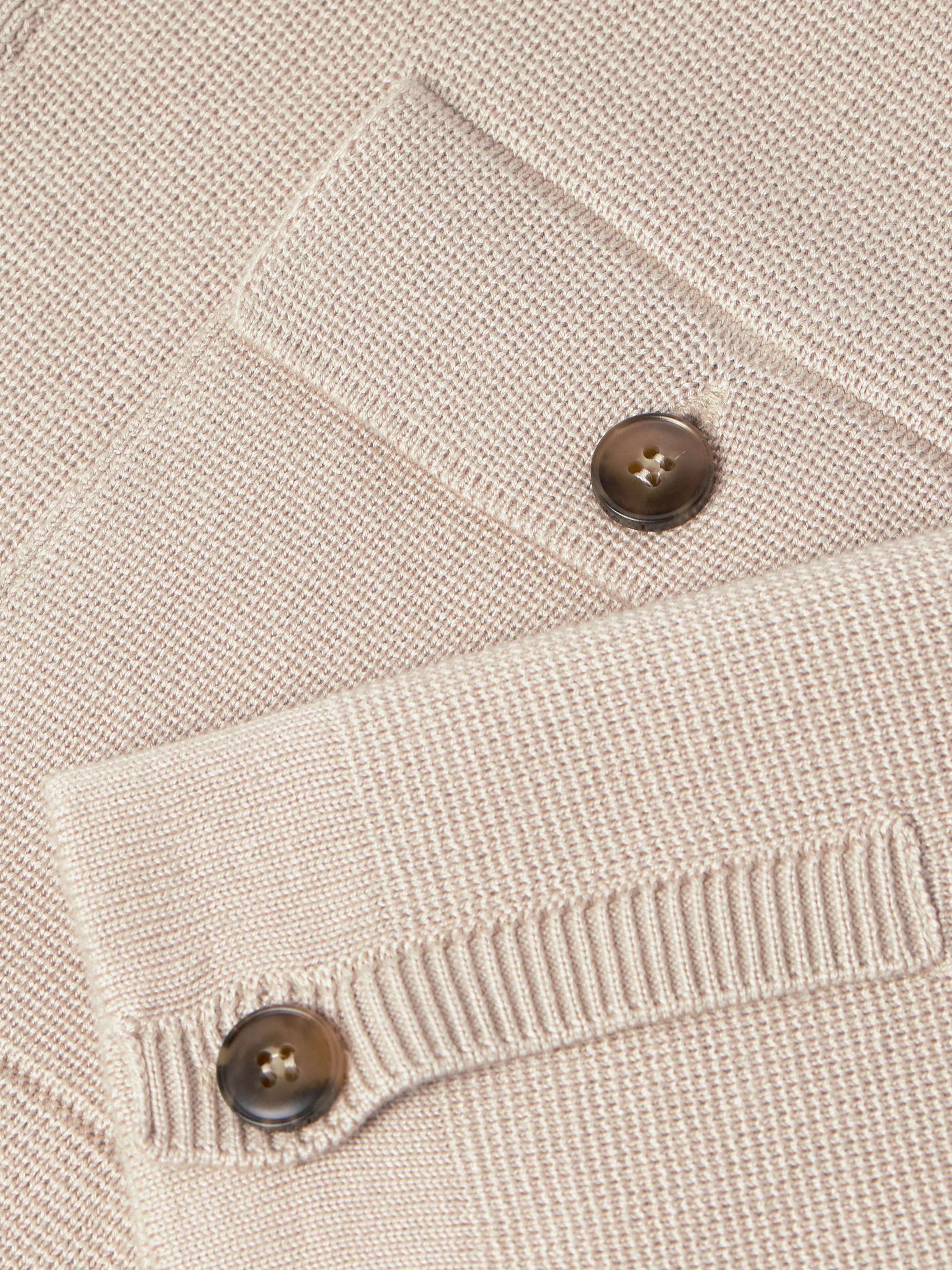 Cotton and Modal-Blend Cardigan view