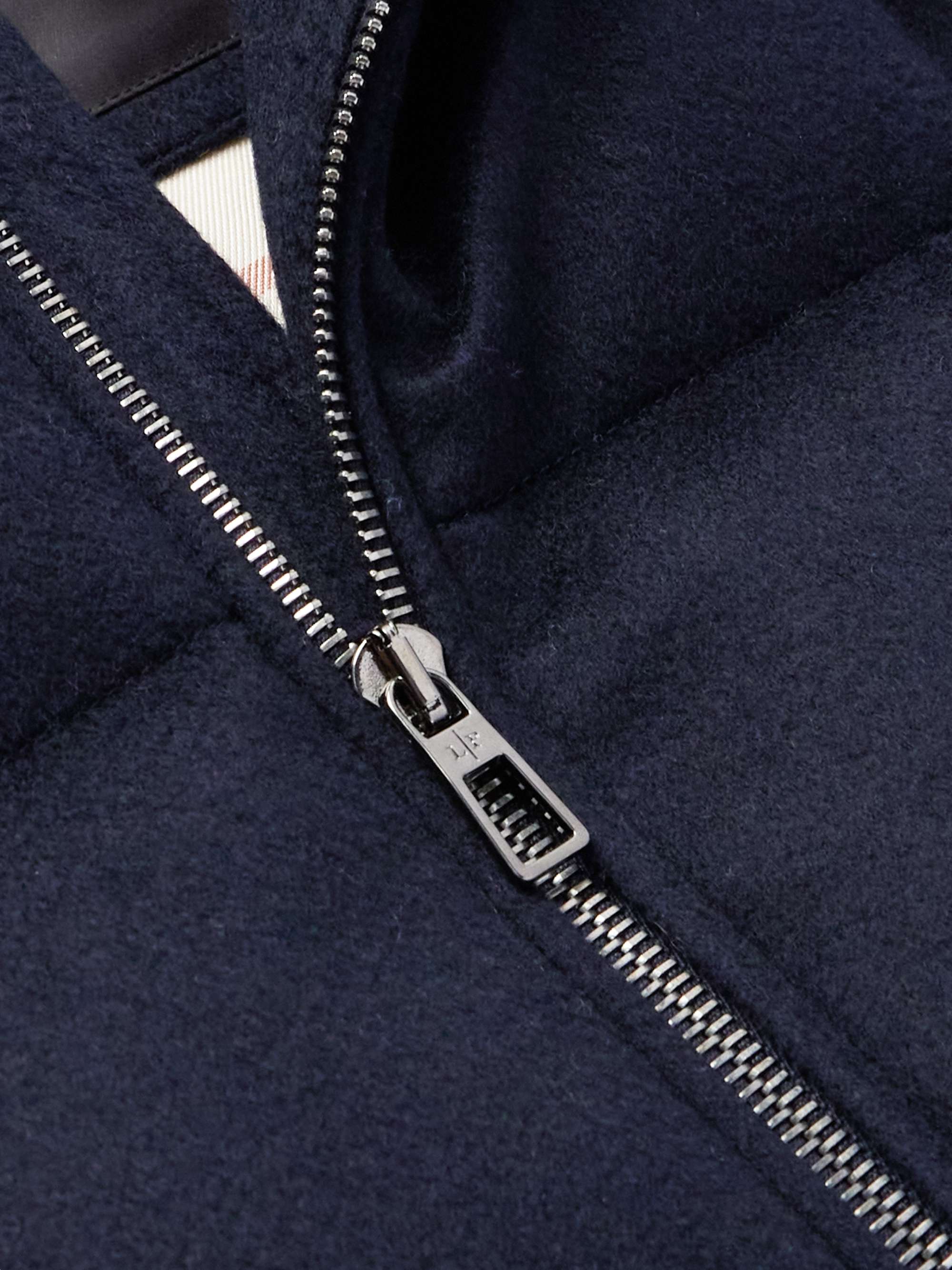 Tuul Suede-Trimmed Quilted Storm System® Cashmere Down Gilet view