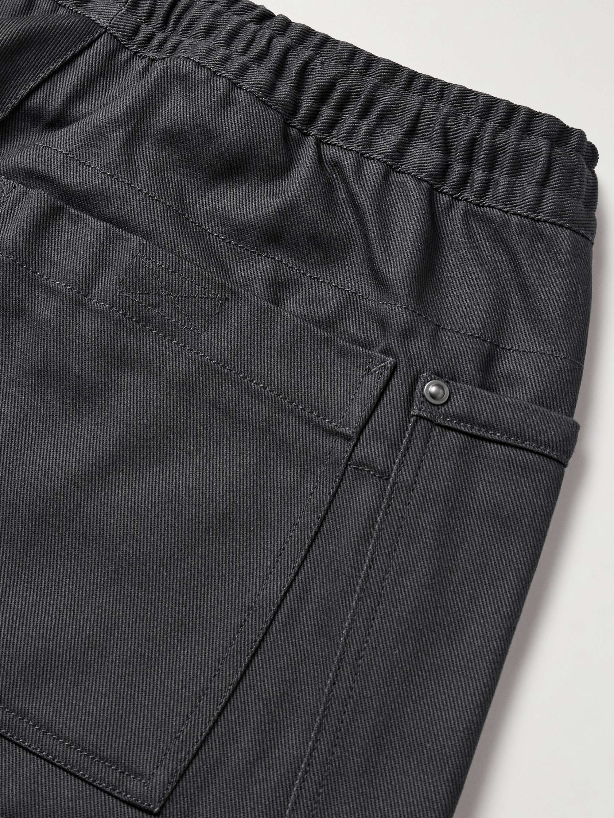 Life Utility Wide-Leg Cotton-Twill Trousers view