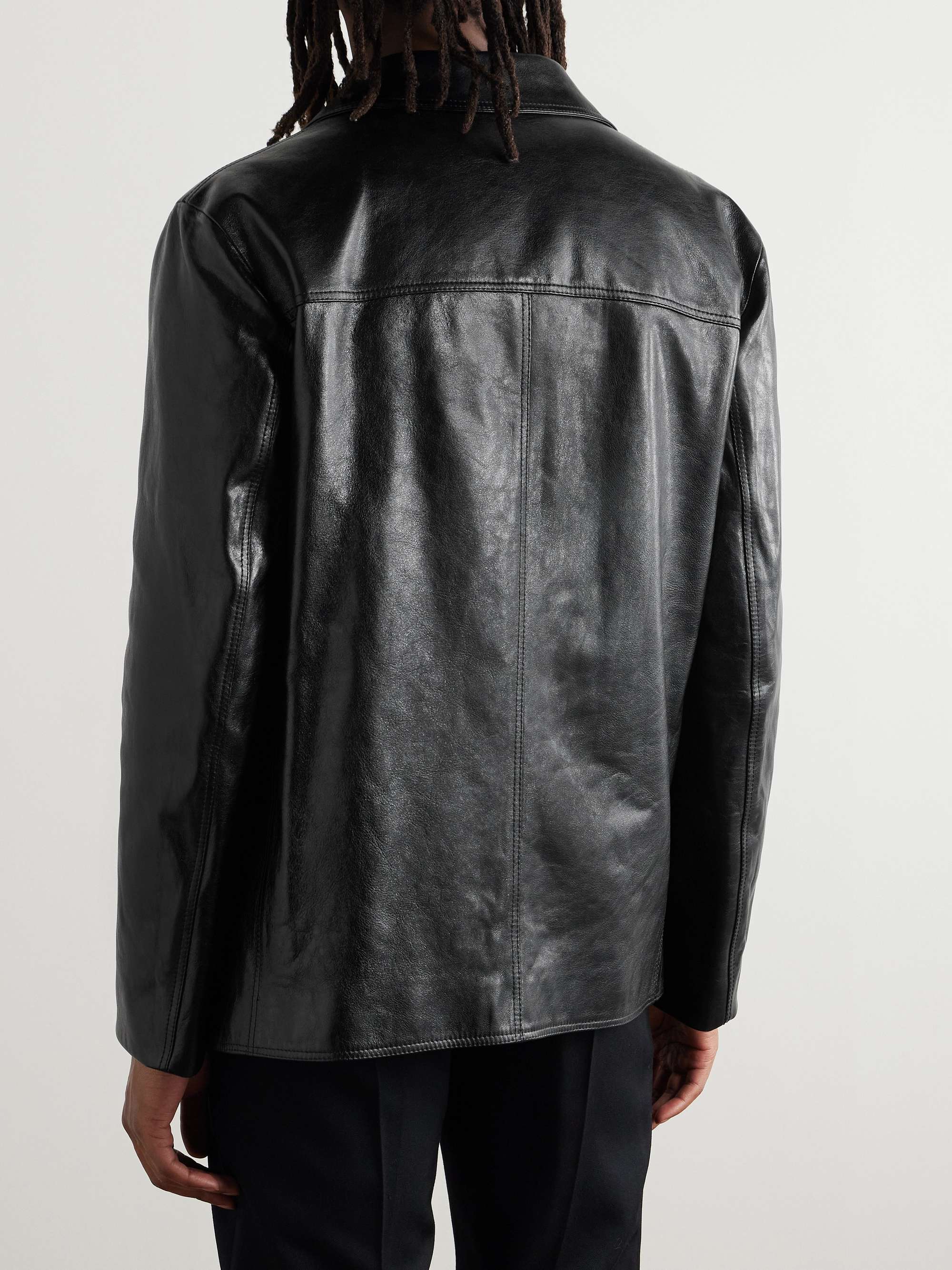 Waxed-Leather Jacket view