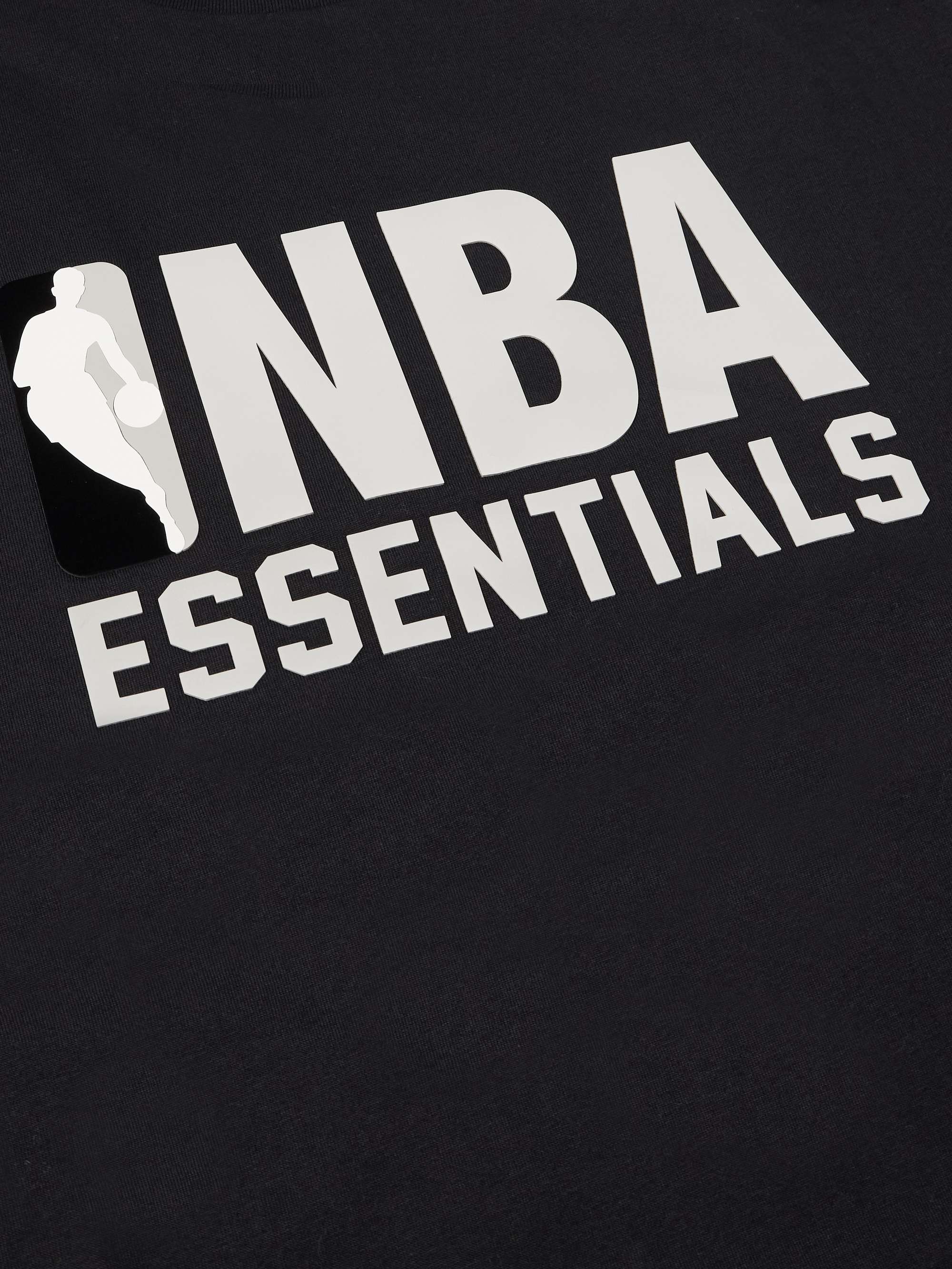 + NBA Appliquéd Cotton-Jersey T-Shirt view
