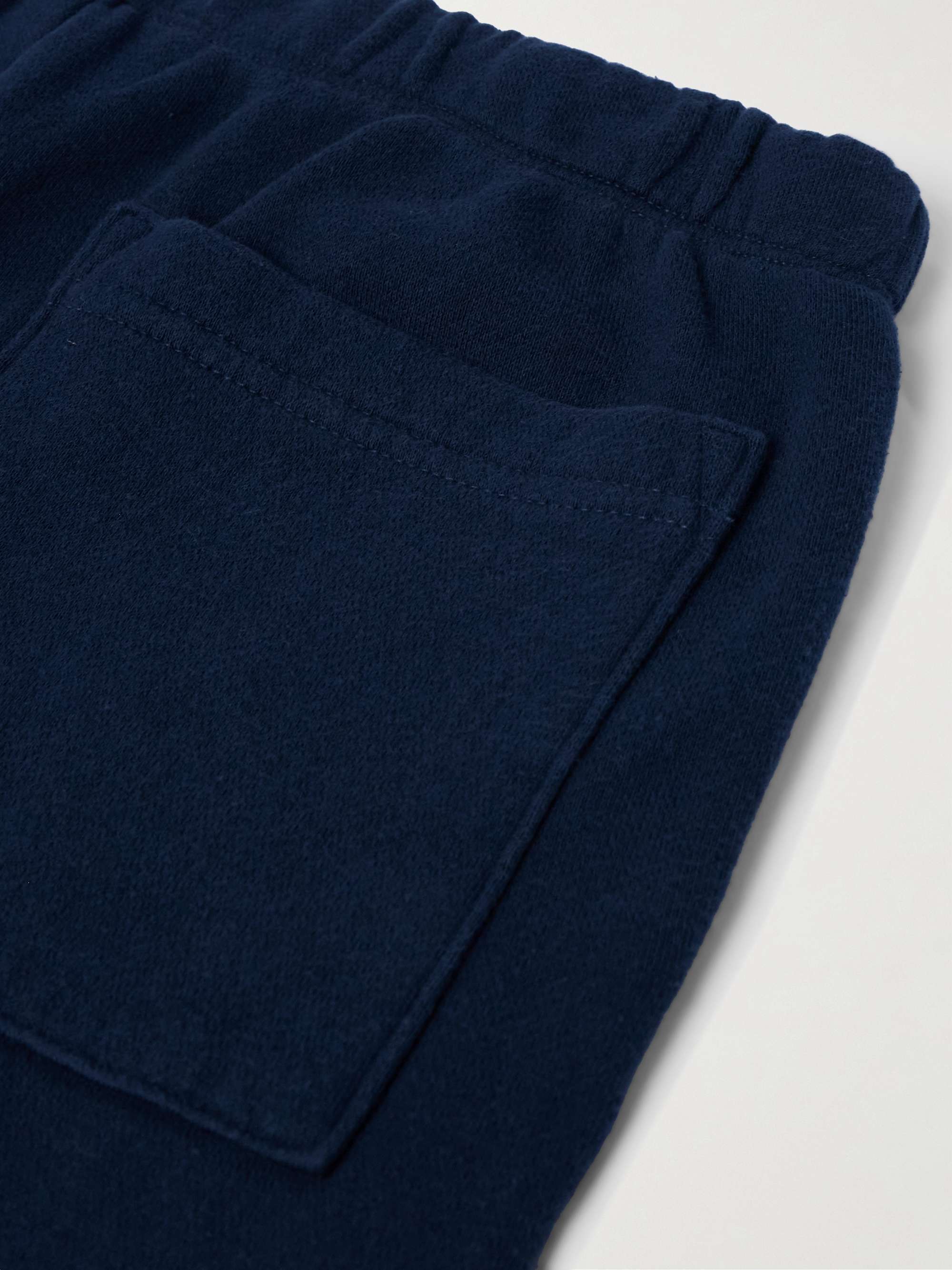 Straight-Leg Cotton and Cashmere-Blend Jersey Sweatpants view