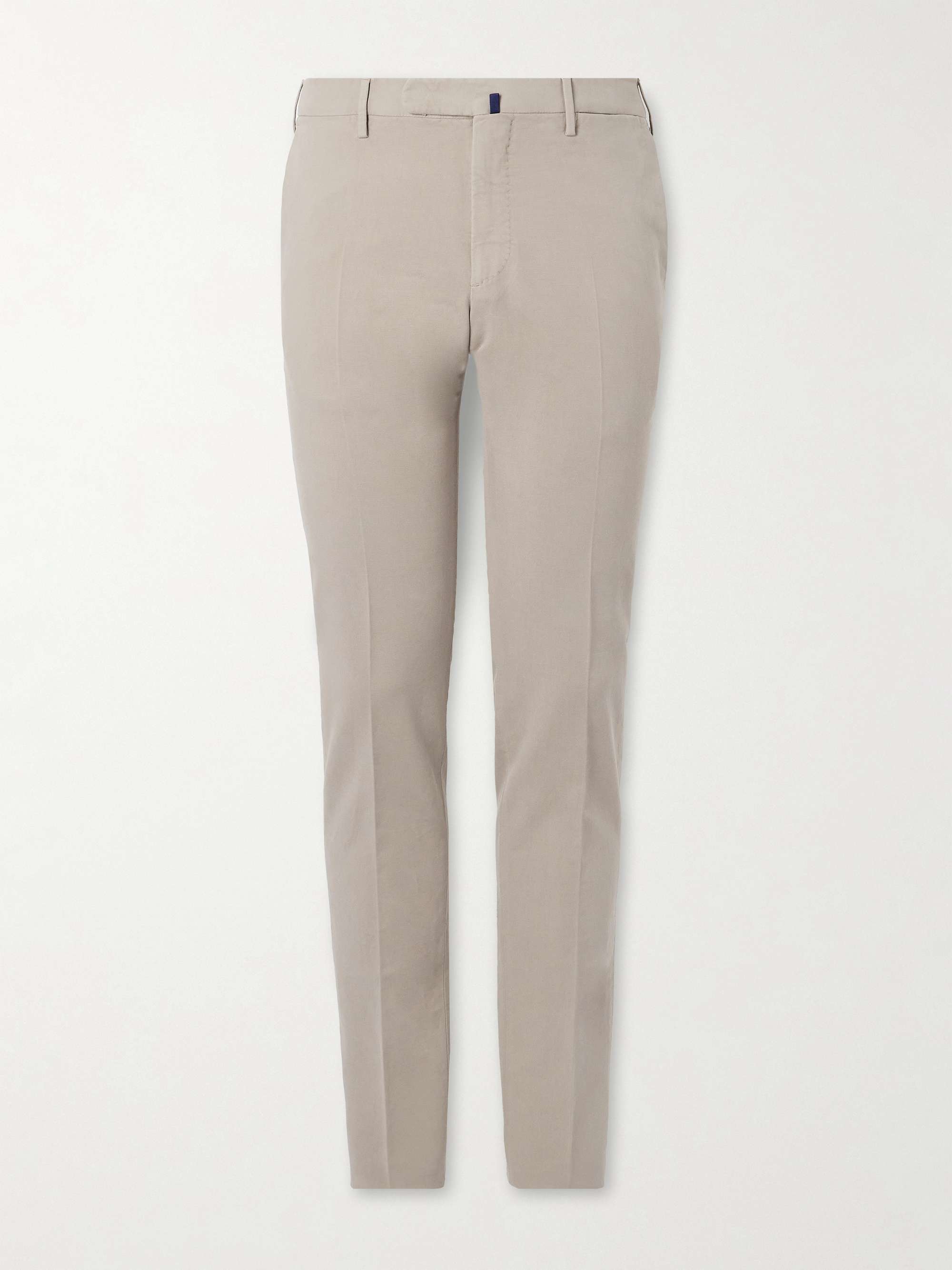 Venezia 1951 Slim-Fit Straight-Leg Stretch-Cotton Trousers view
