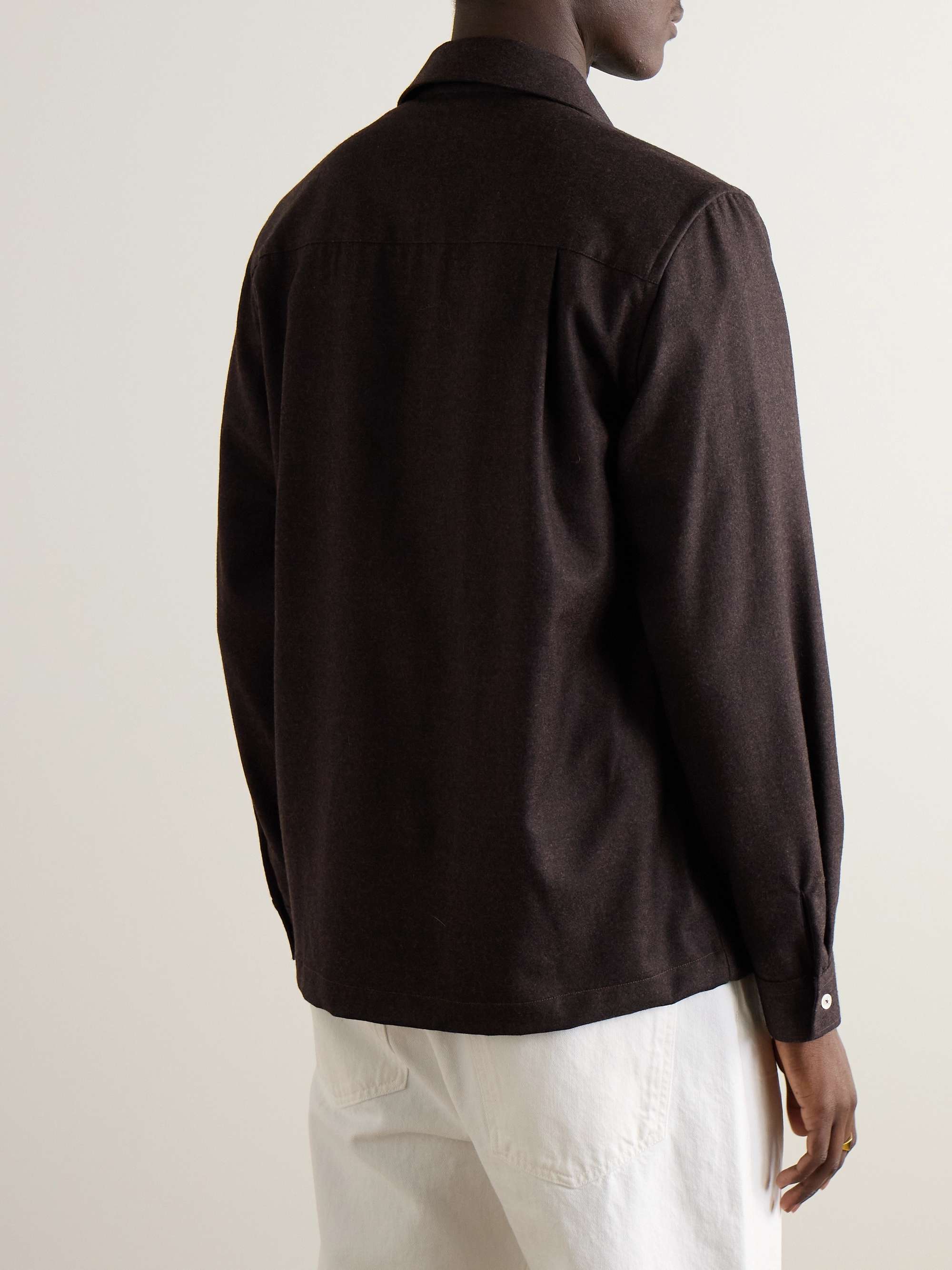 Wool-Flannel Overshirt view