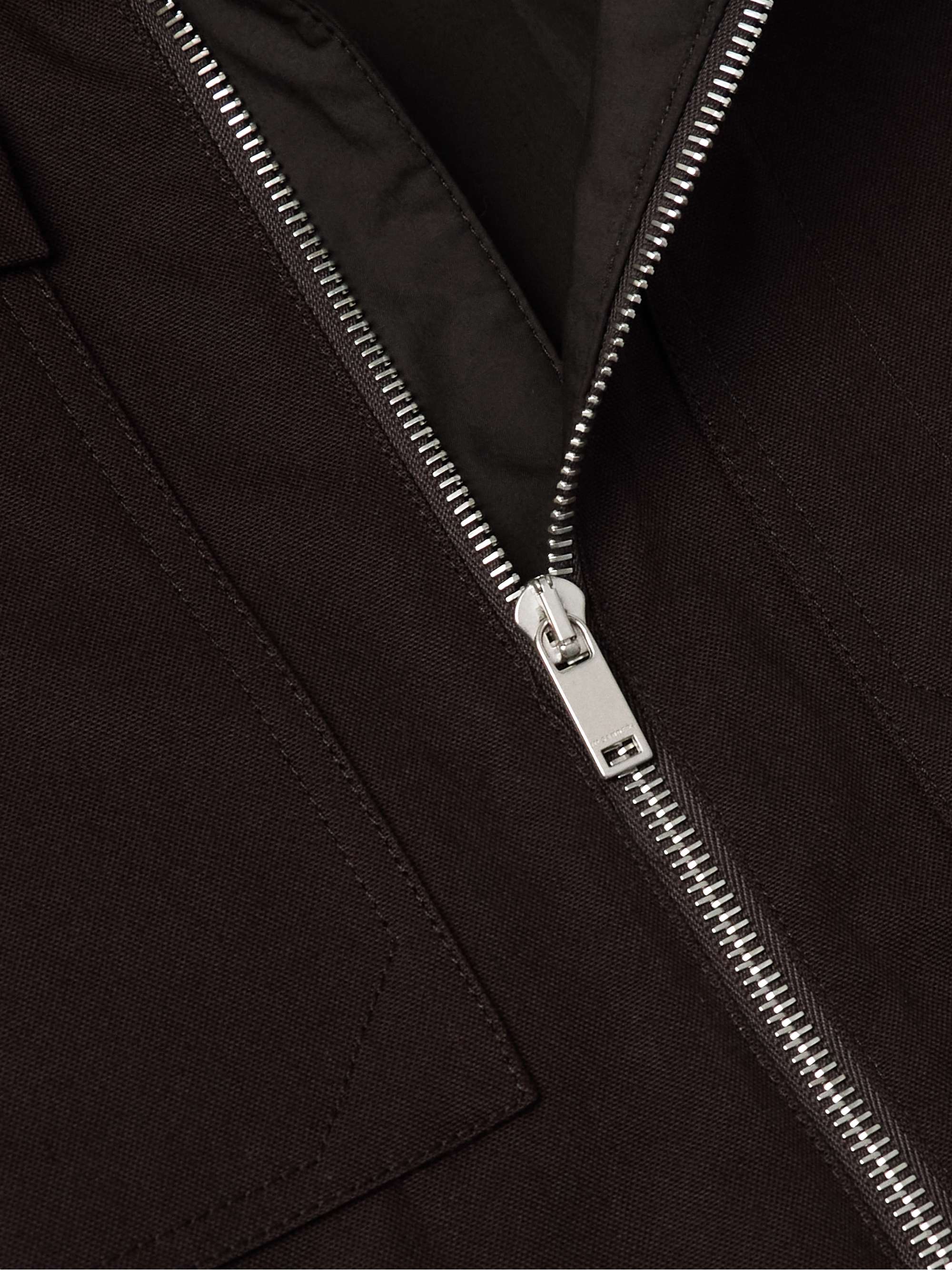 Organic Cotton-Canvas Blouson Jacket view