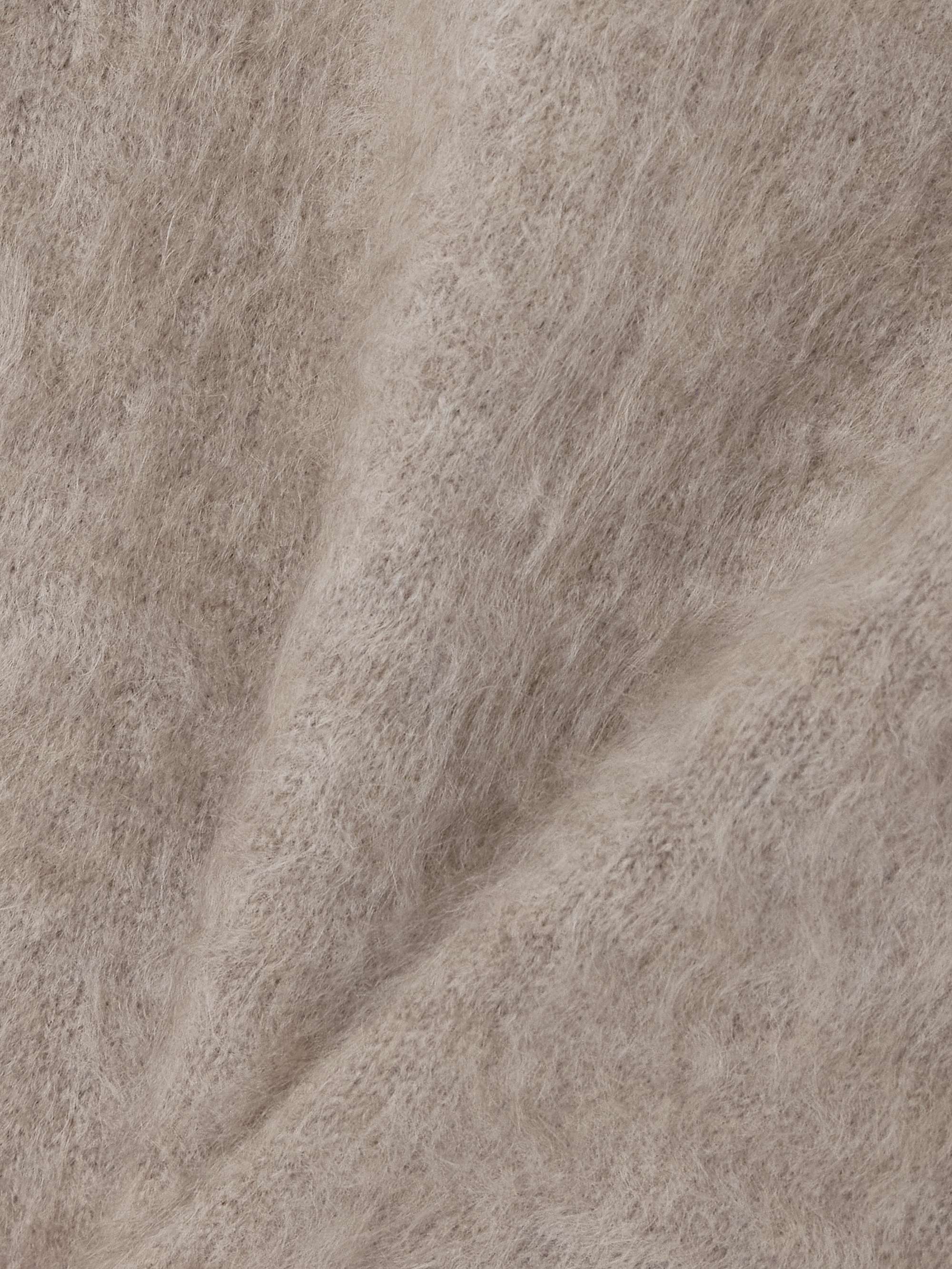 Madelene brushed-organic cashmere turtleneck sweater view