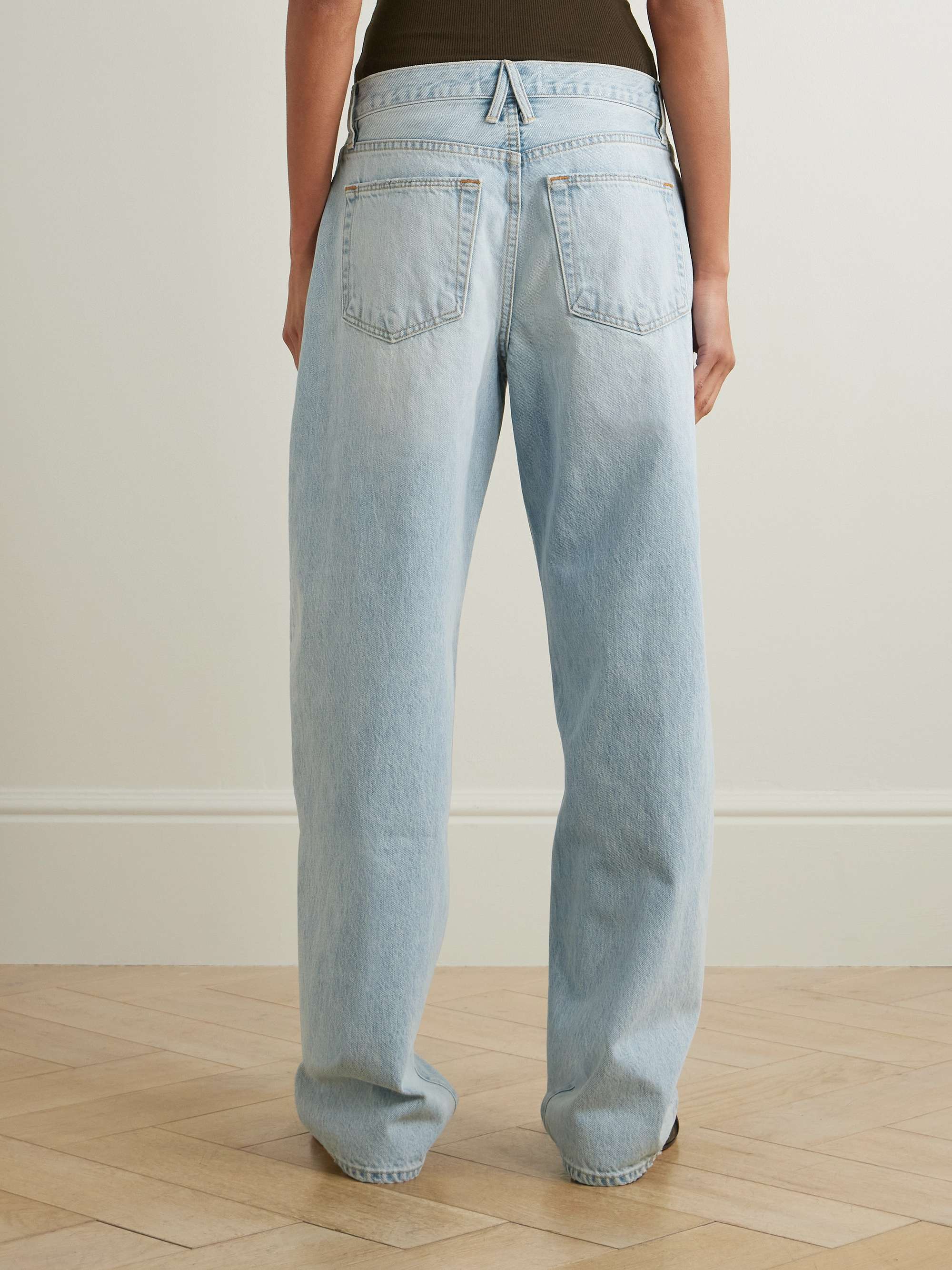 Ella mid-rise barrel-leg jeans view