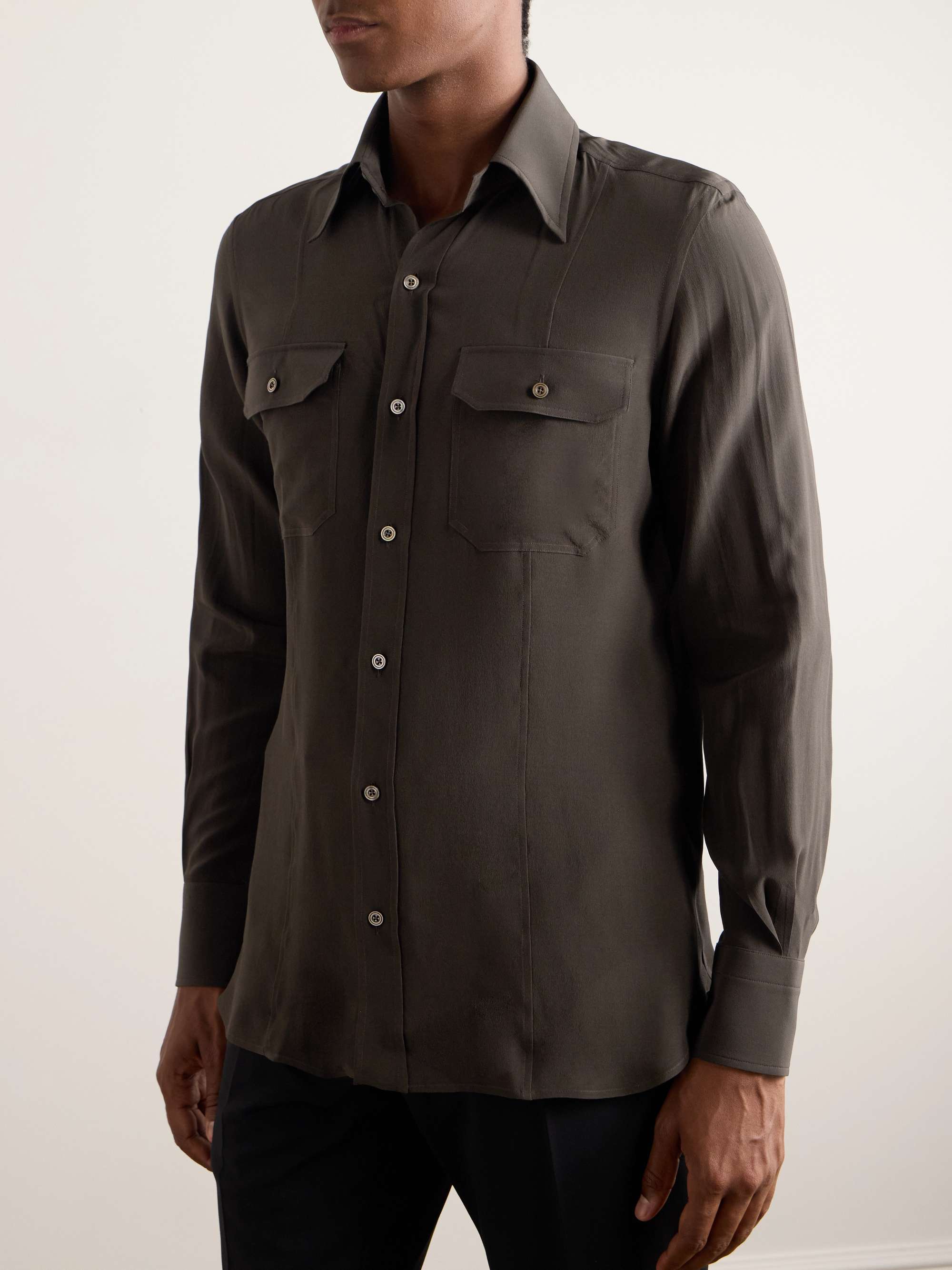 Silk Crepe de Chine Shirt view
