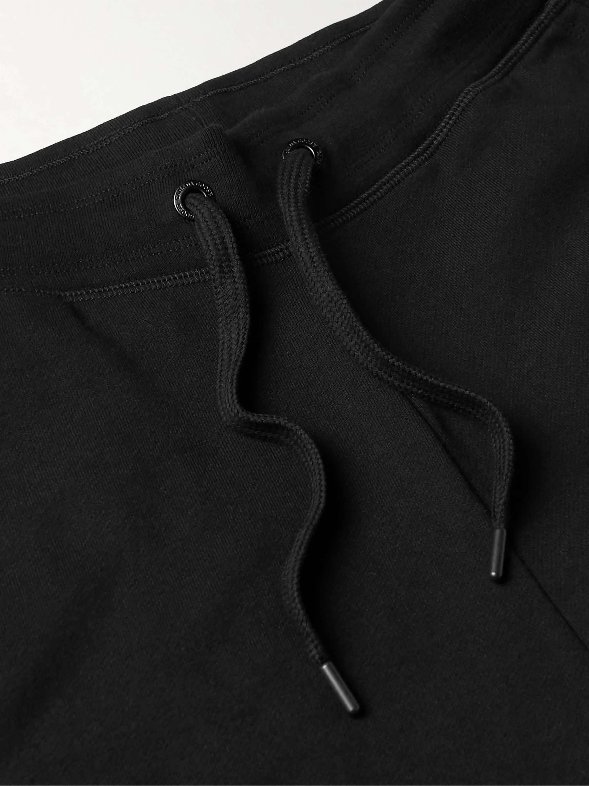 Huron Tapered Logo-Appliquéd Cotton-Jersey Sweatpants view