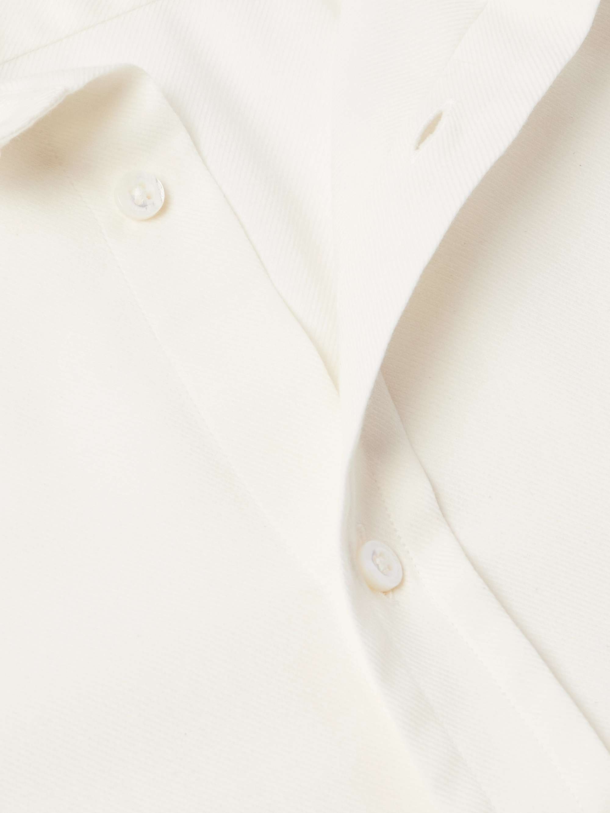 Aston Cotton and Cashmere-Blend Shirt view