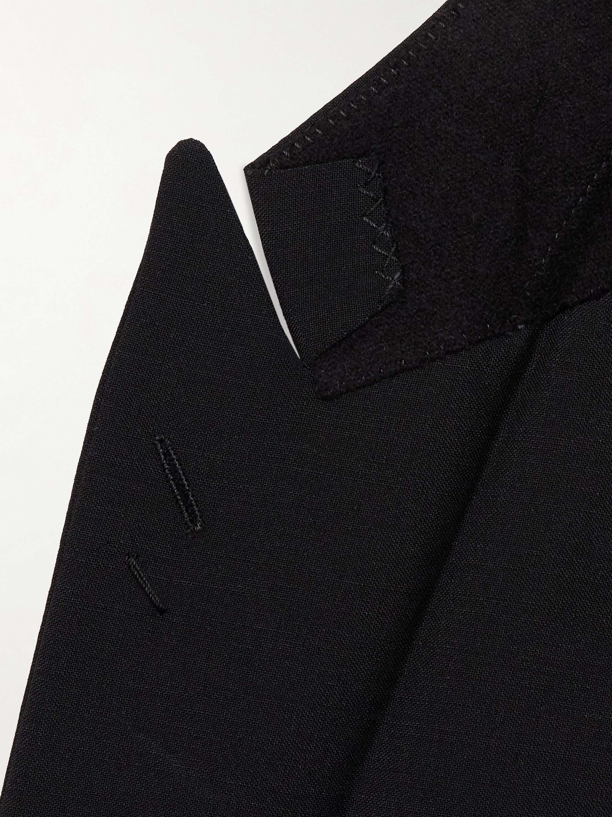 Slim-Fit Wool and Mohair-Blend Blazer view