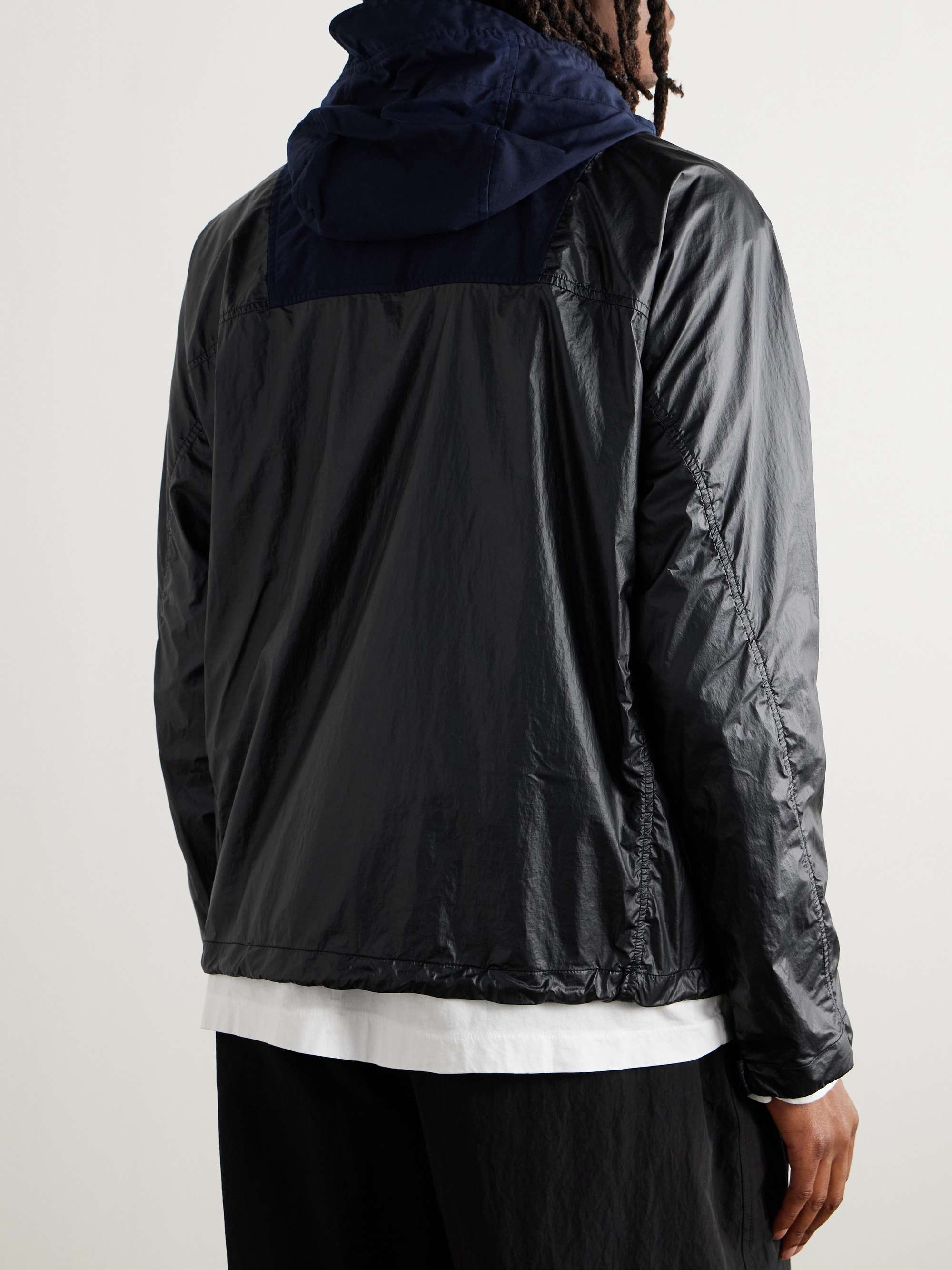 Logo-Appliquéd Twill-Trimmed CS II Shell Hooded Jacket view