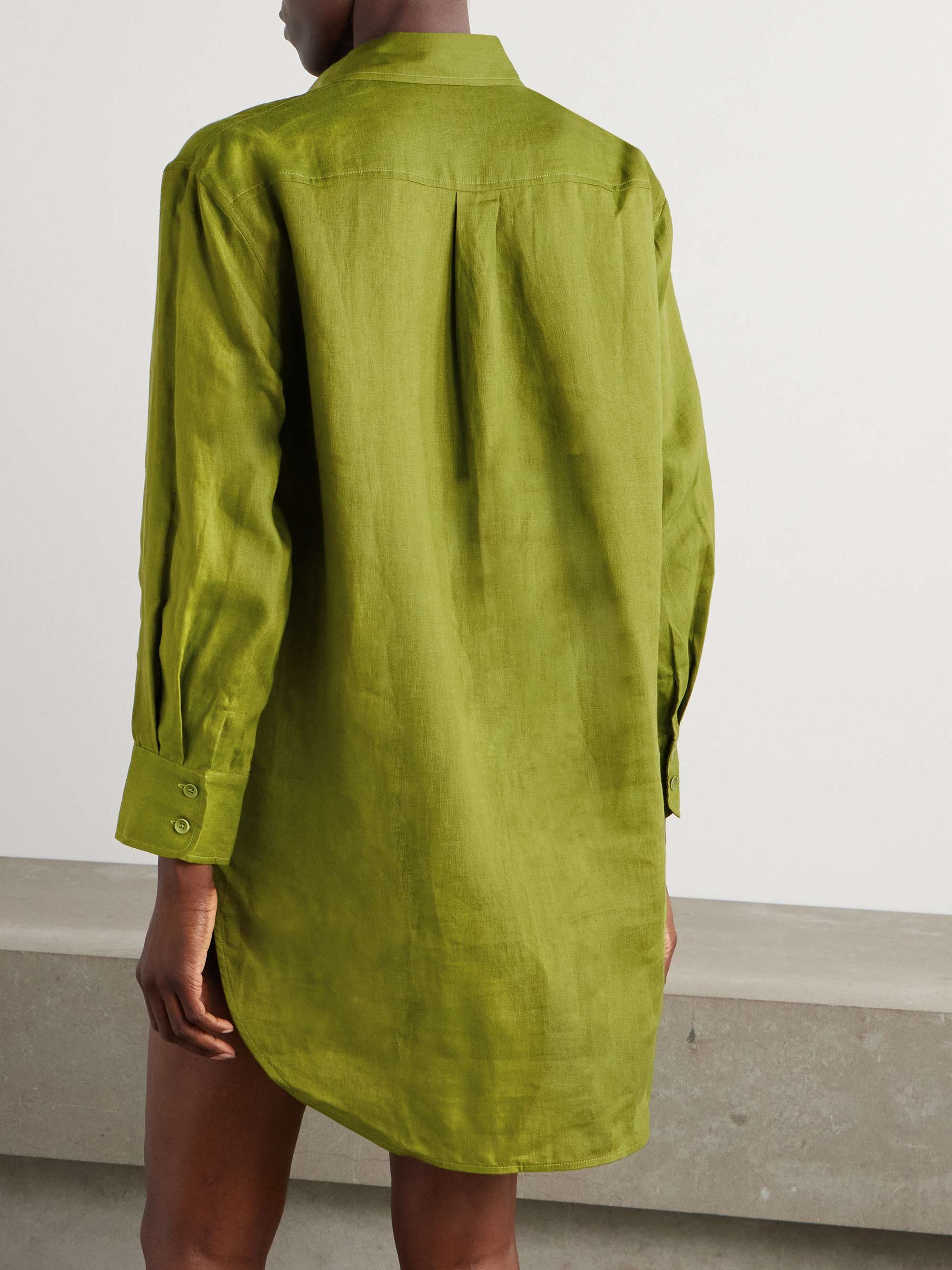 L'intemporel Mignonette linen shirt view