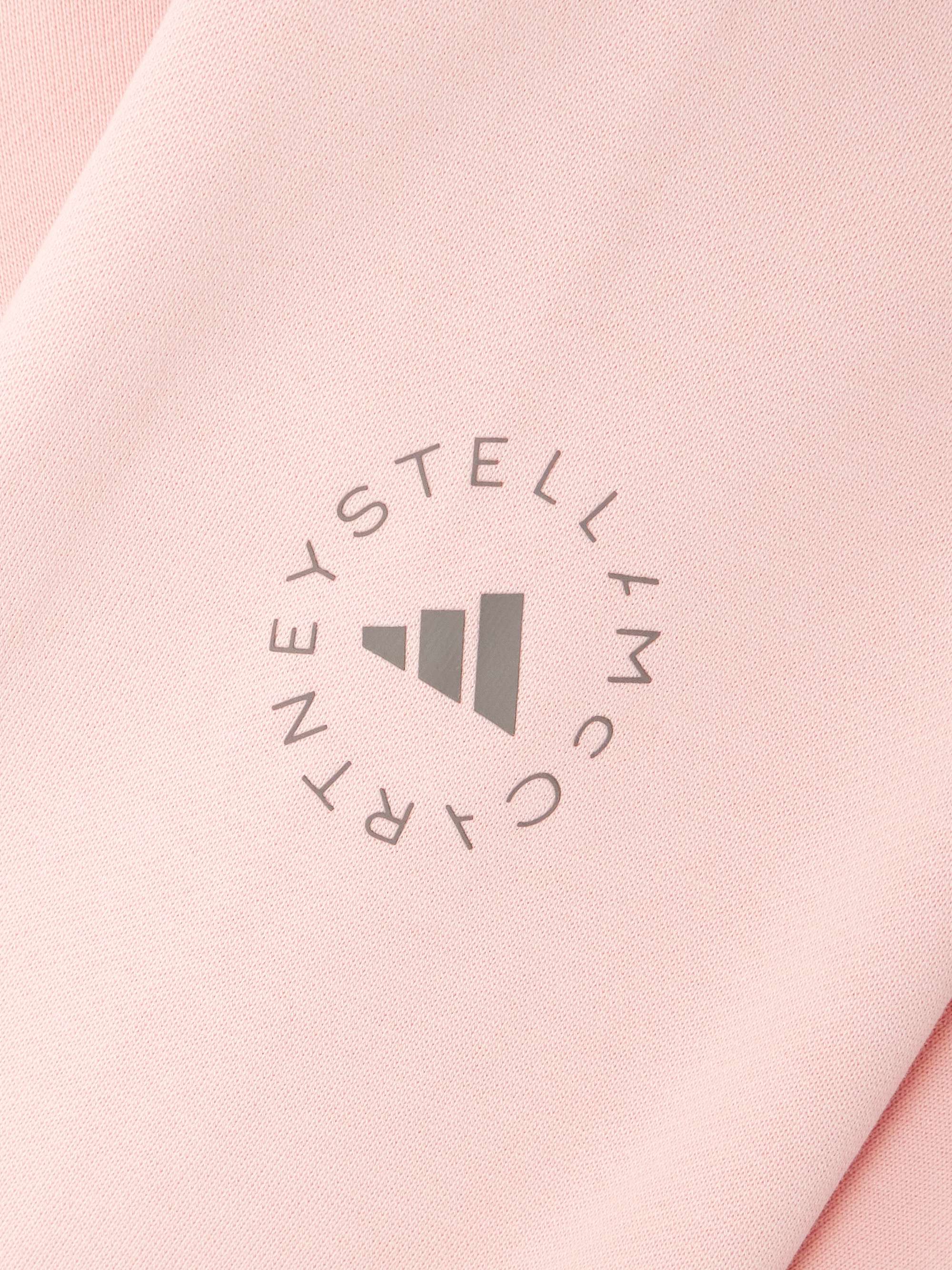 TrueCasuals cropped cotton-jersey hoodie view