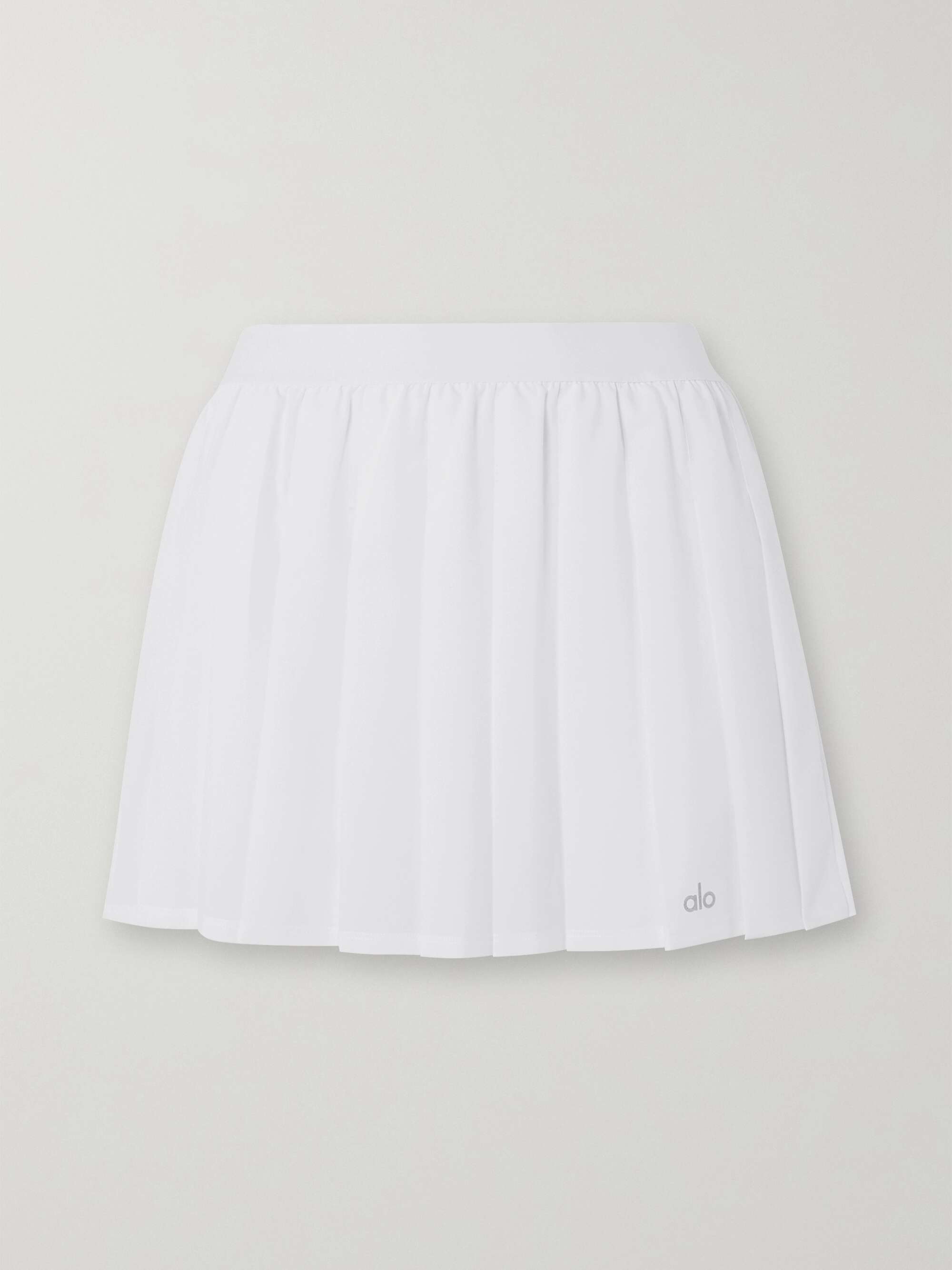 Varsity pleated stretch-jersey tennis skirt view