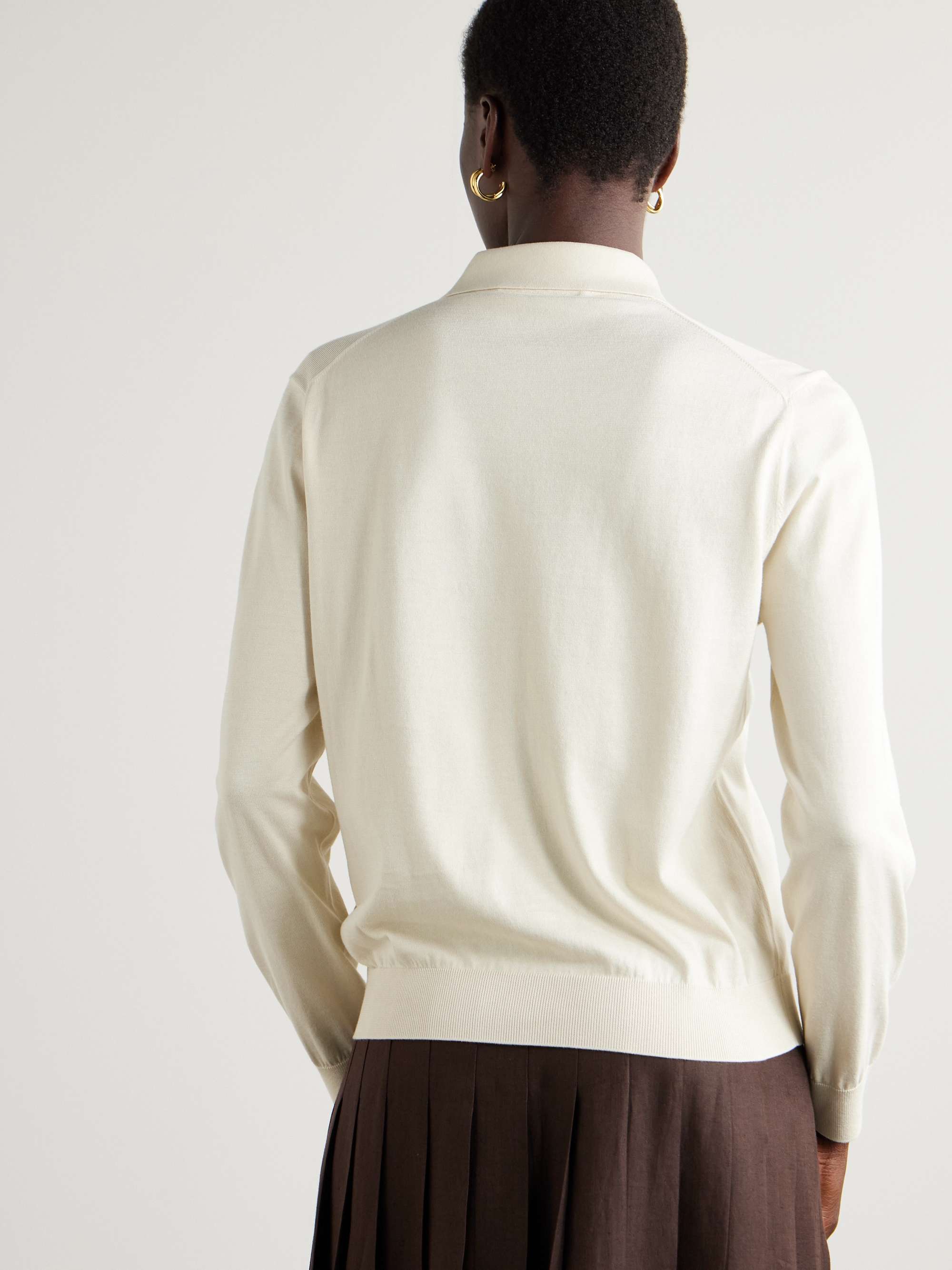 Cotton polo shirt view