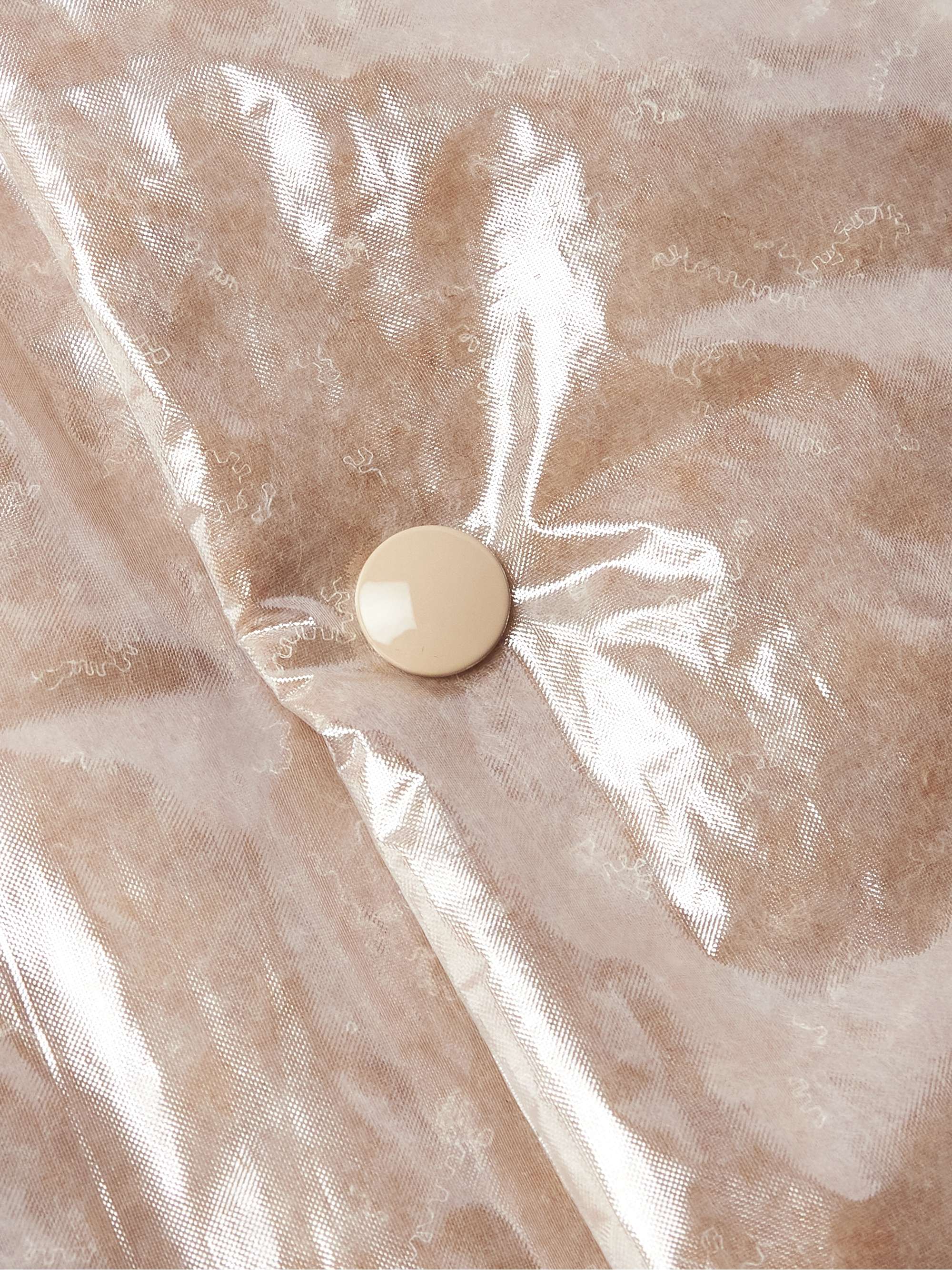 Padded Coated-Nylon Coat view