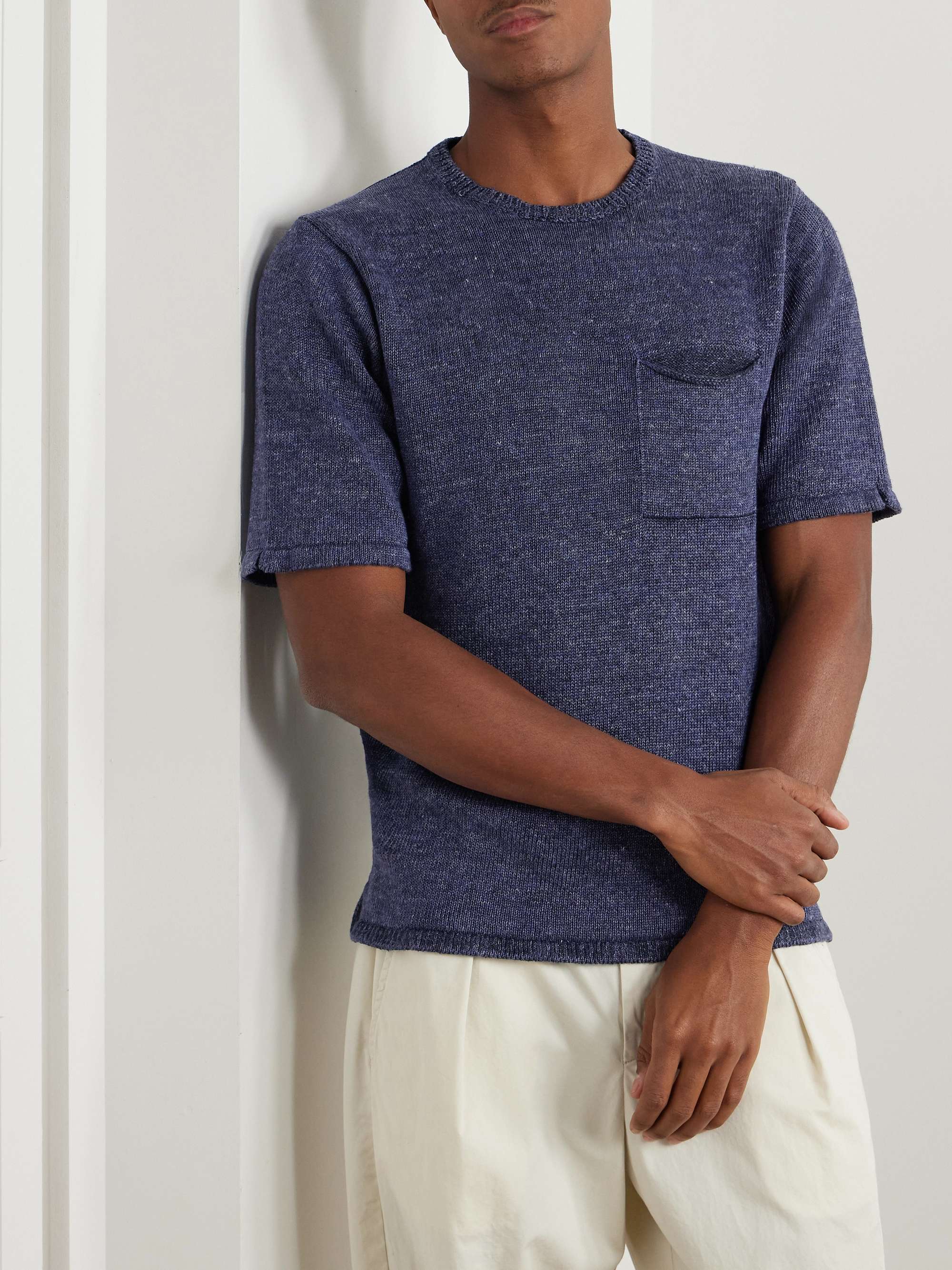 Knitted Linen T-Shirt view