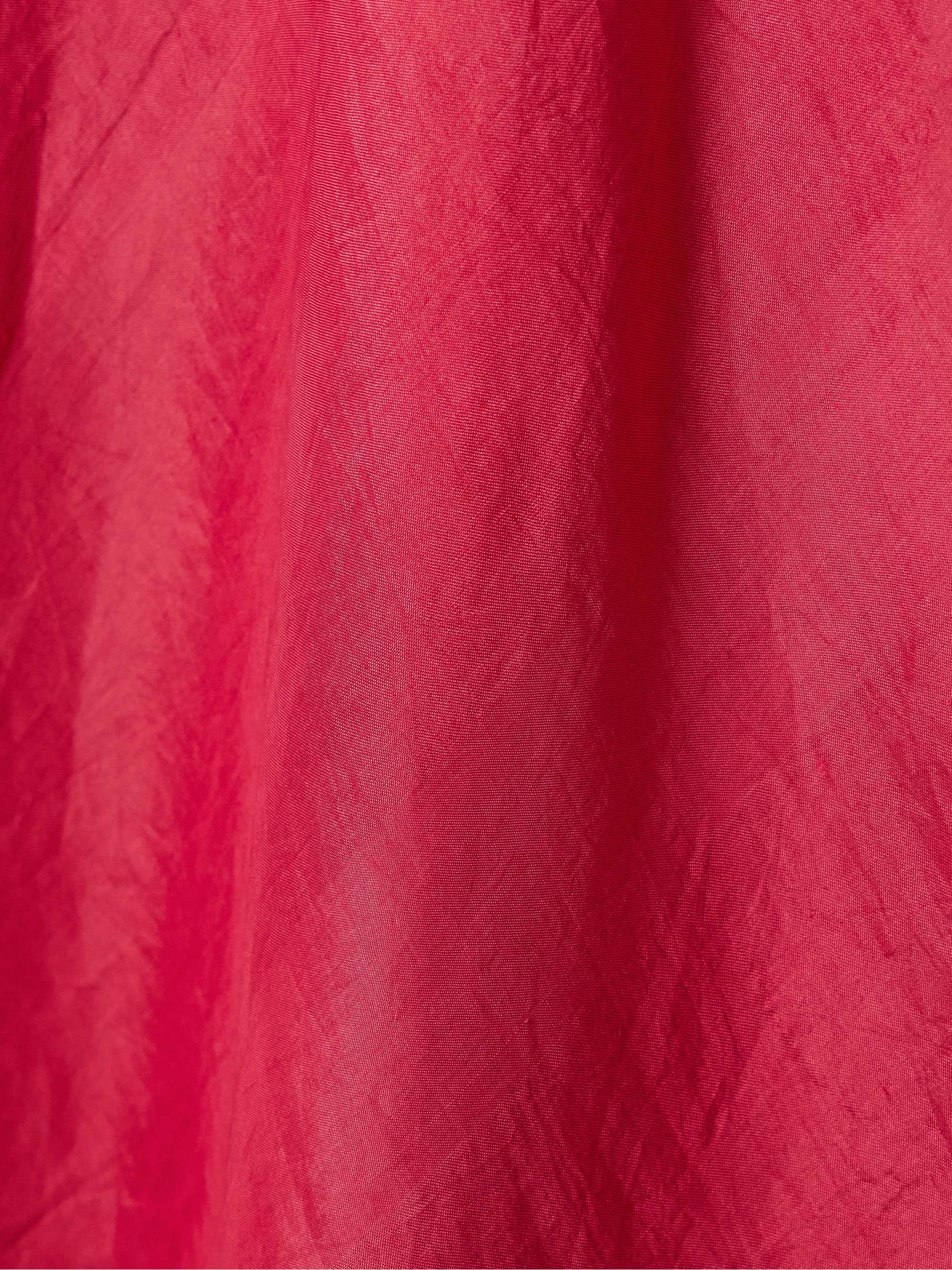 Lyra crinkled-silk midi skirt view