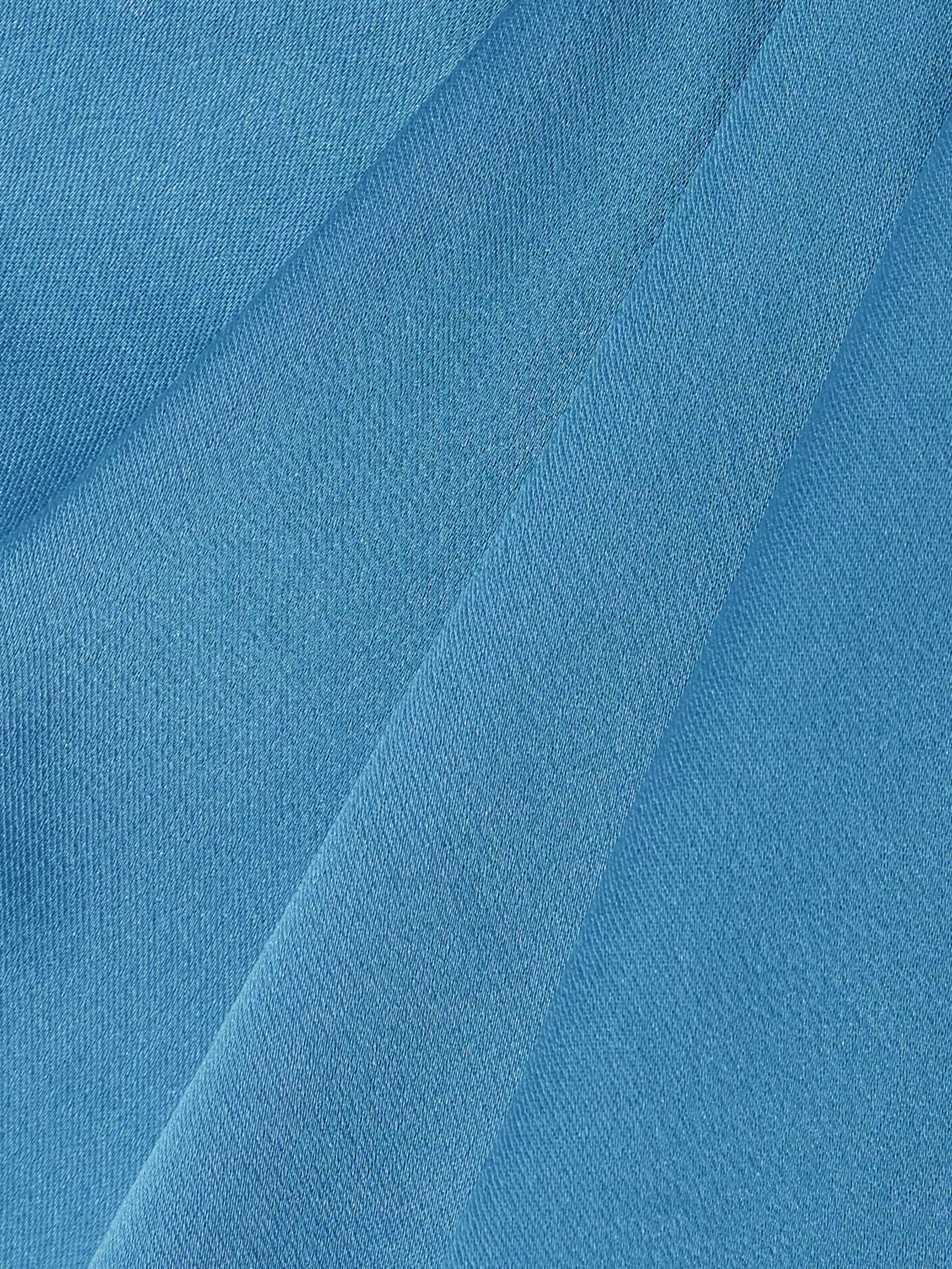 Izel cape-effect satin gown view