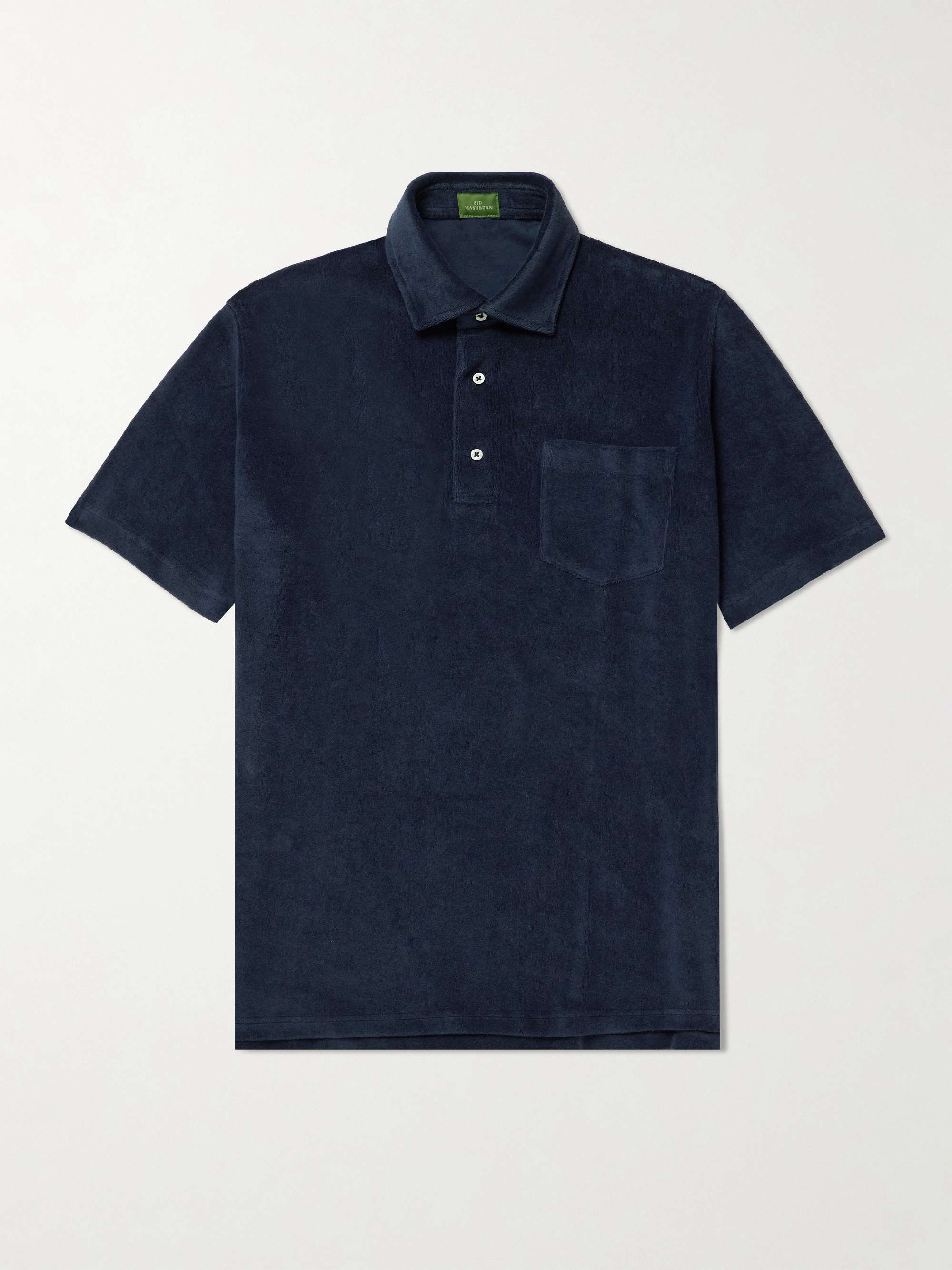 Cotton-Terry Polo Shirt view