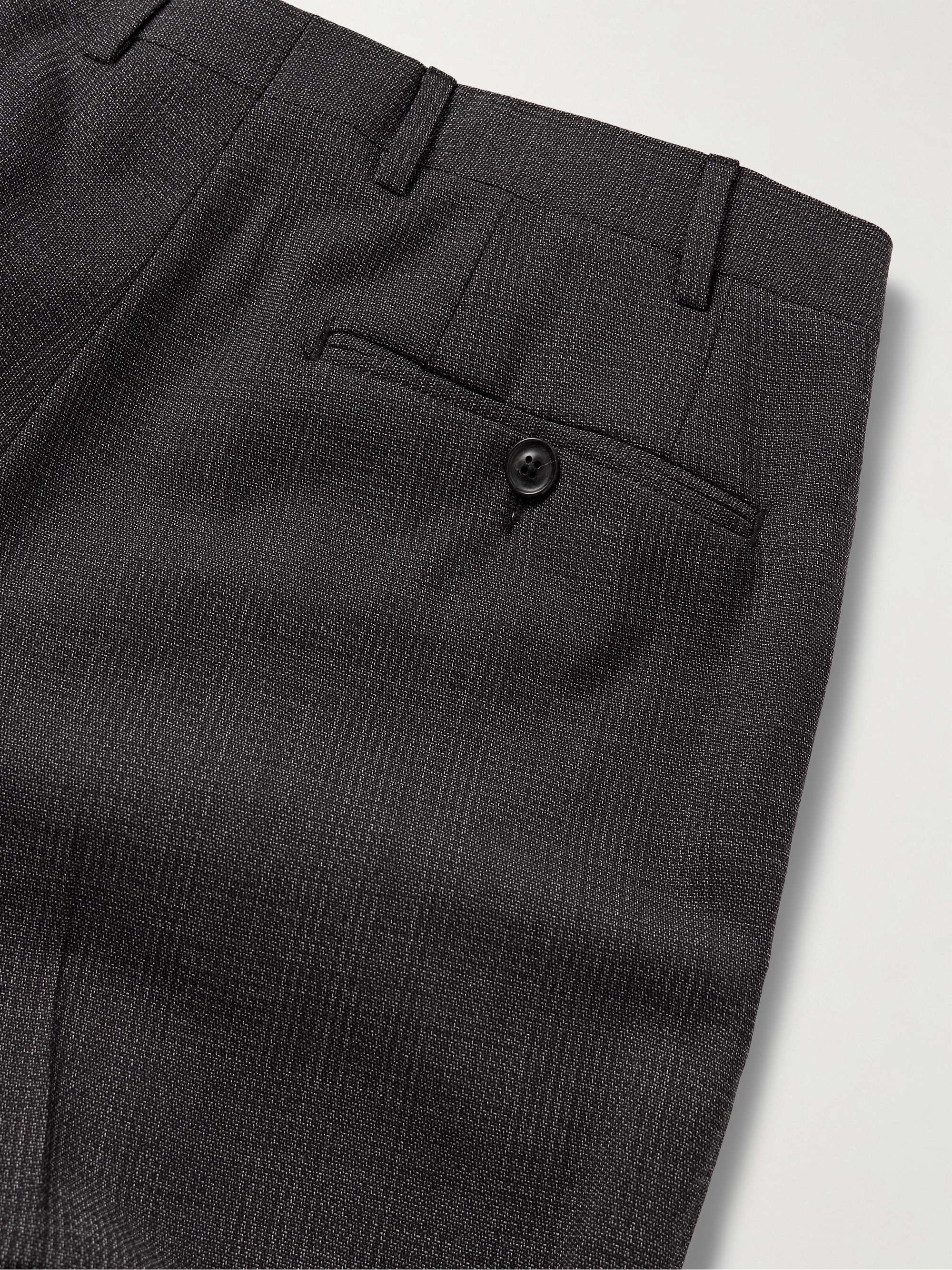 Slim-Fit Prince of Wales Checked Super 160s Wool Suit Trousers view