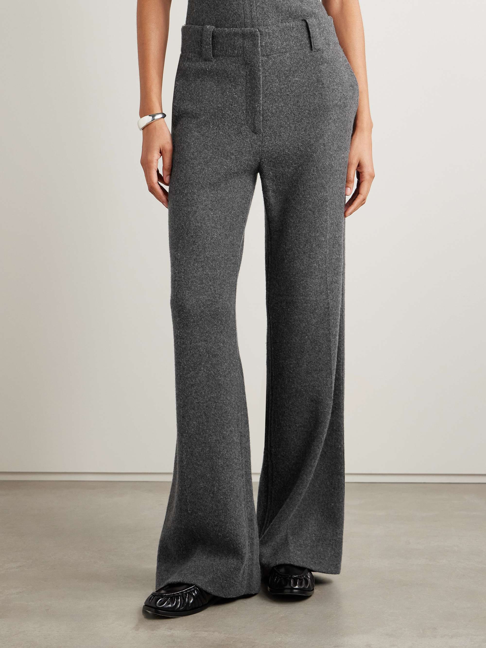 Violet felt wide-leg pants view