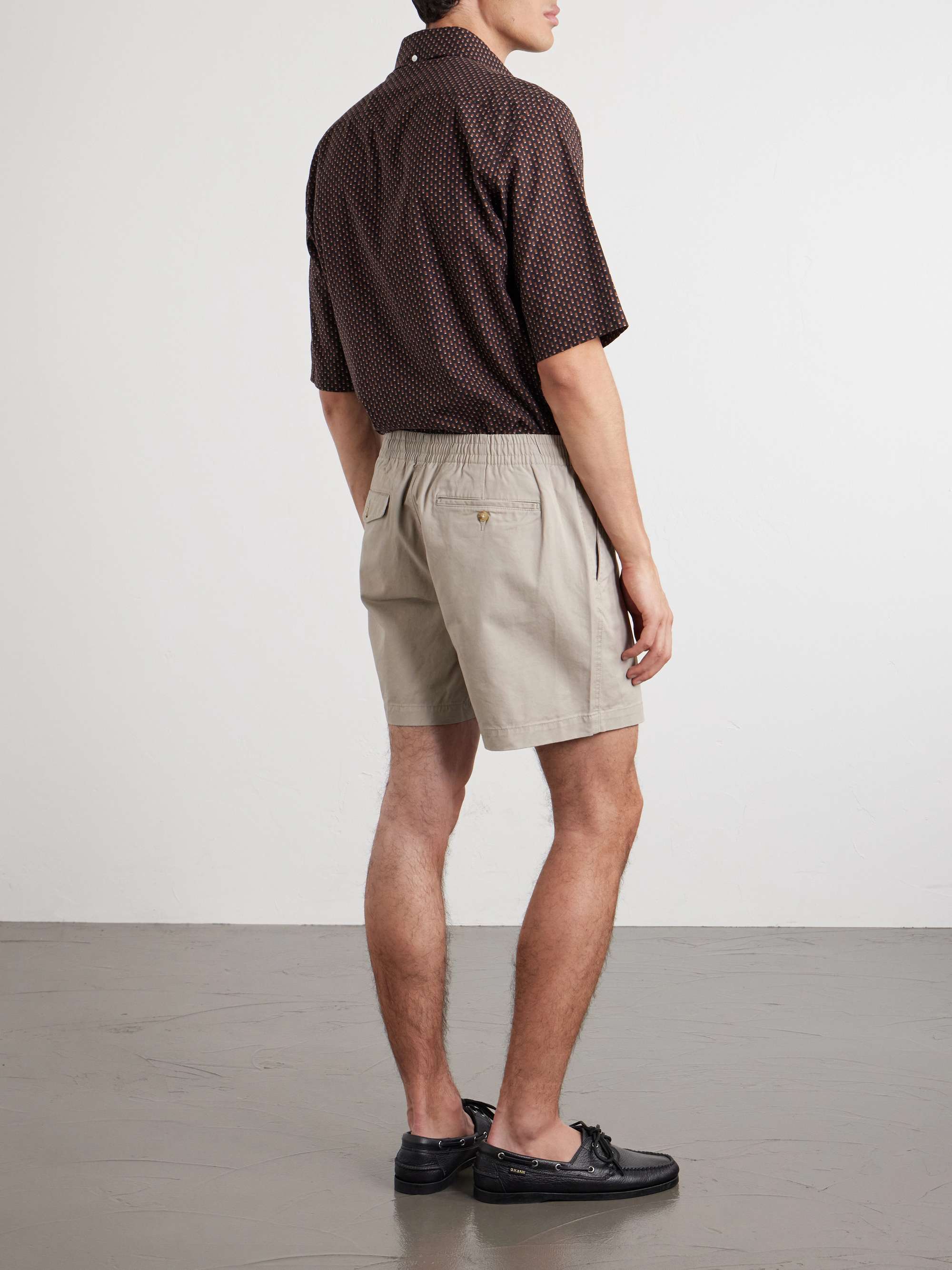 Stretch Cotton-Twill Shorts view