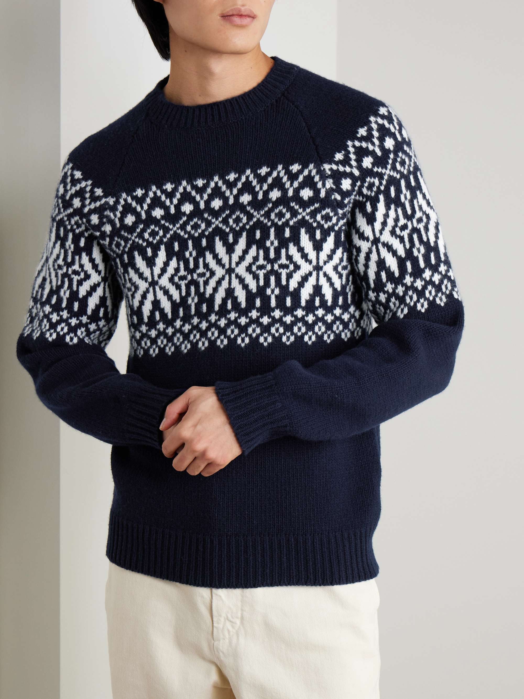Fair Isle Wool Sweater view