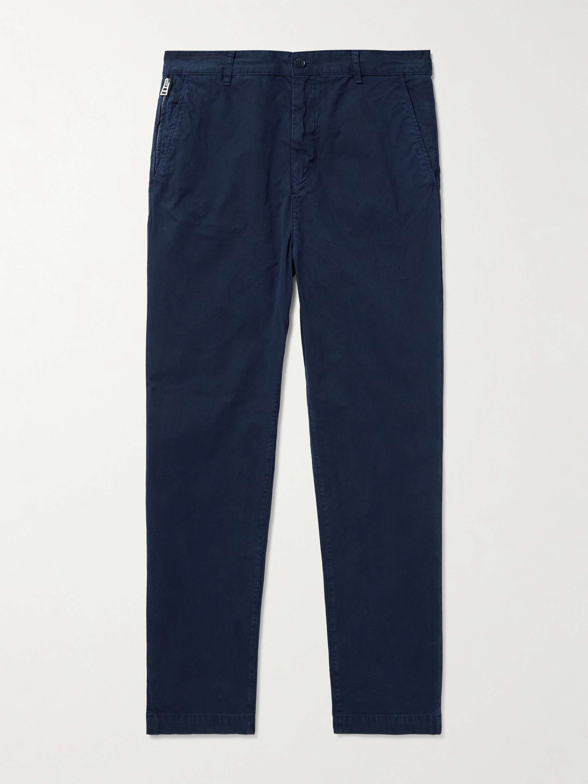 Rally Slim-Fit Straight-Leg Garment-Dyed Cotton-Twill Chinos view