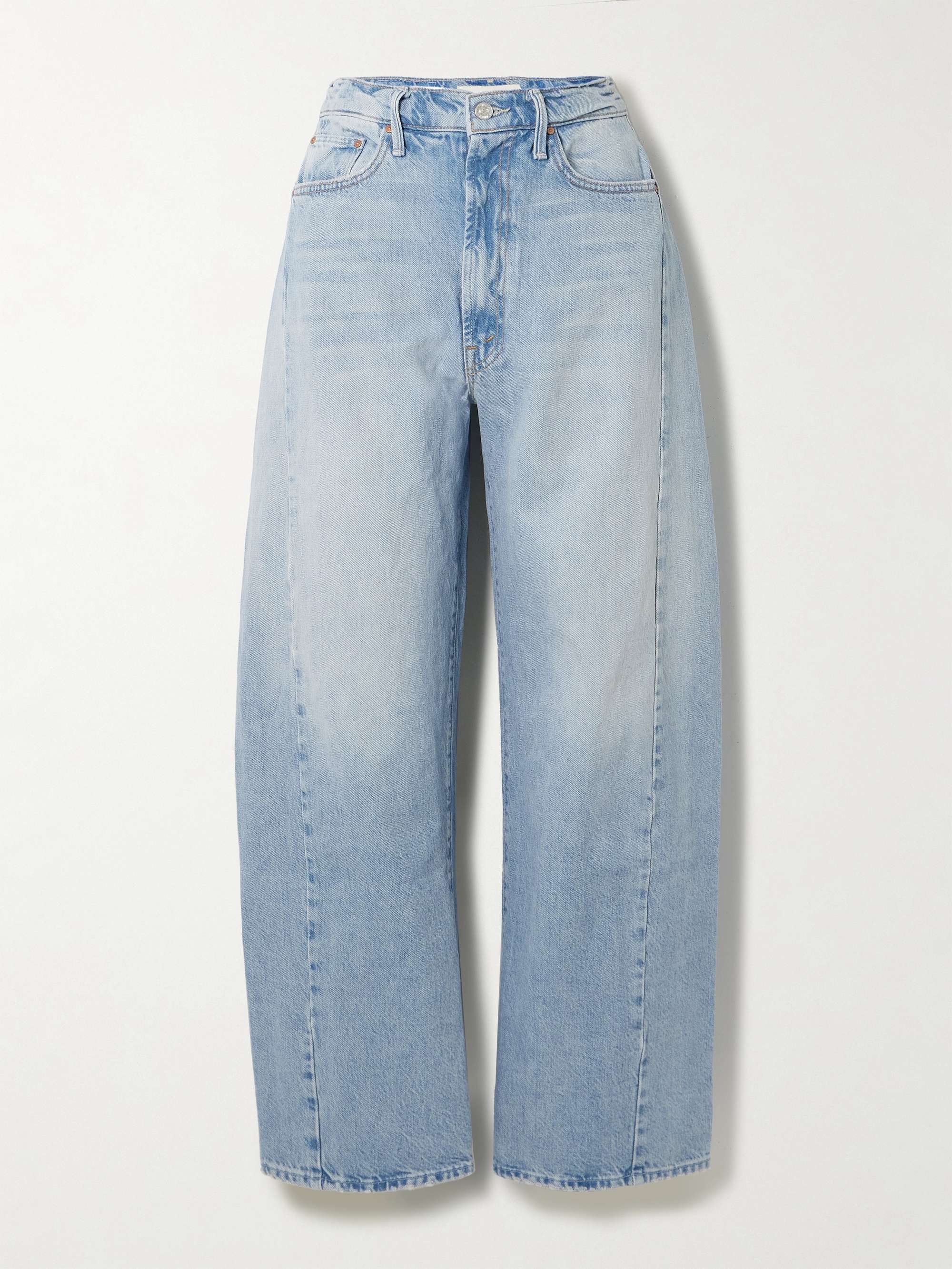 The Full-Pipe Flood high-rise tapered jeans view